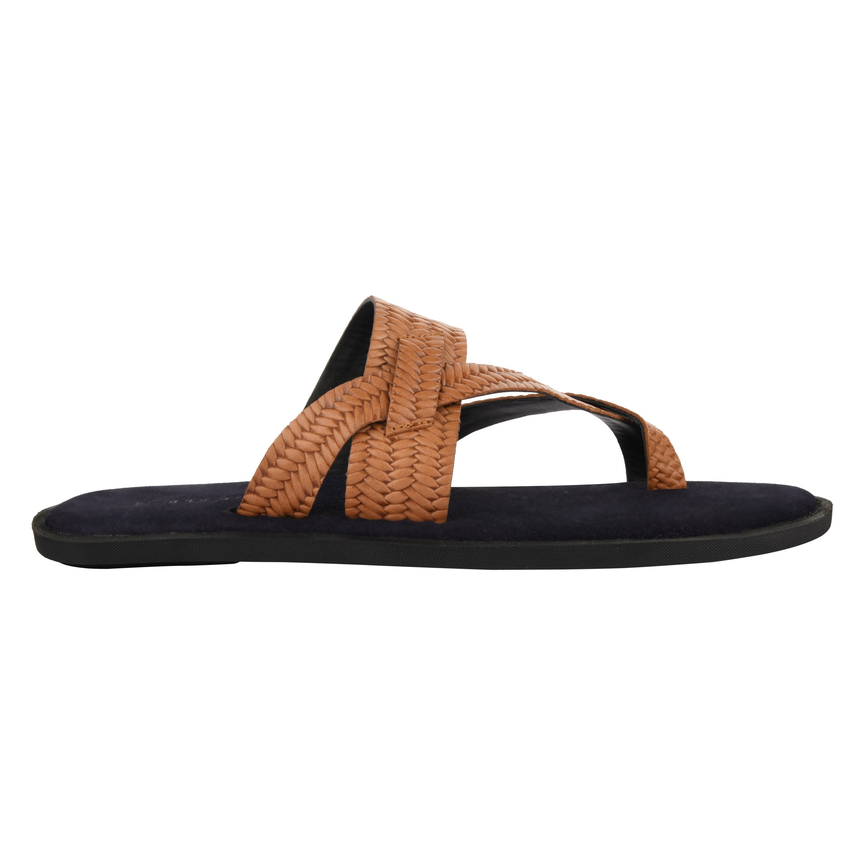 Genoa Tan Slippers For Men