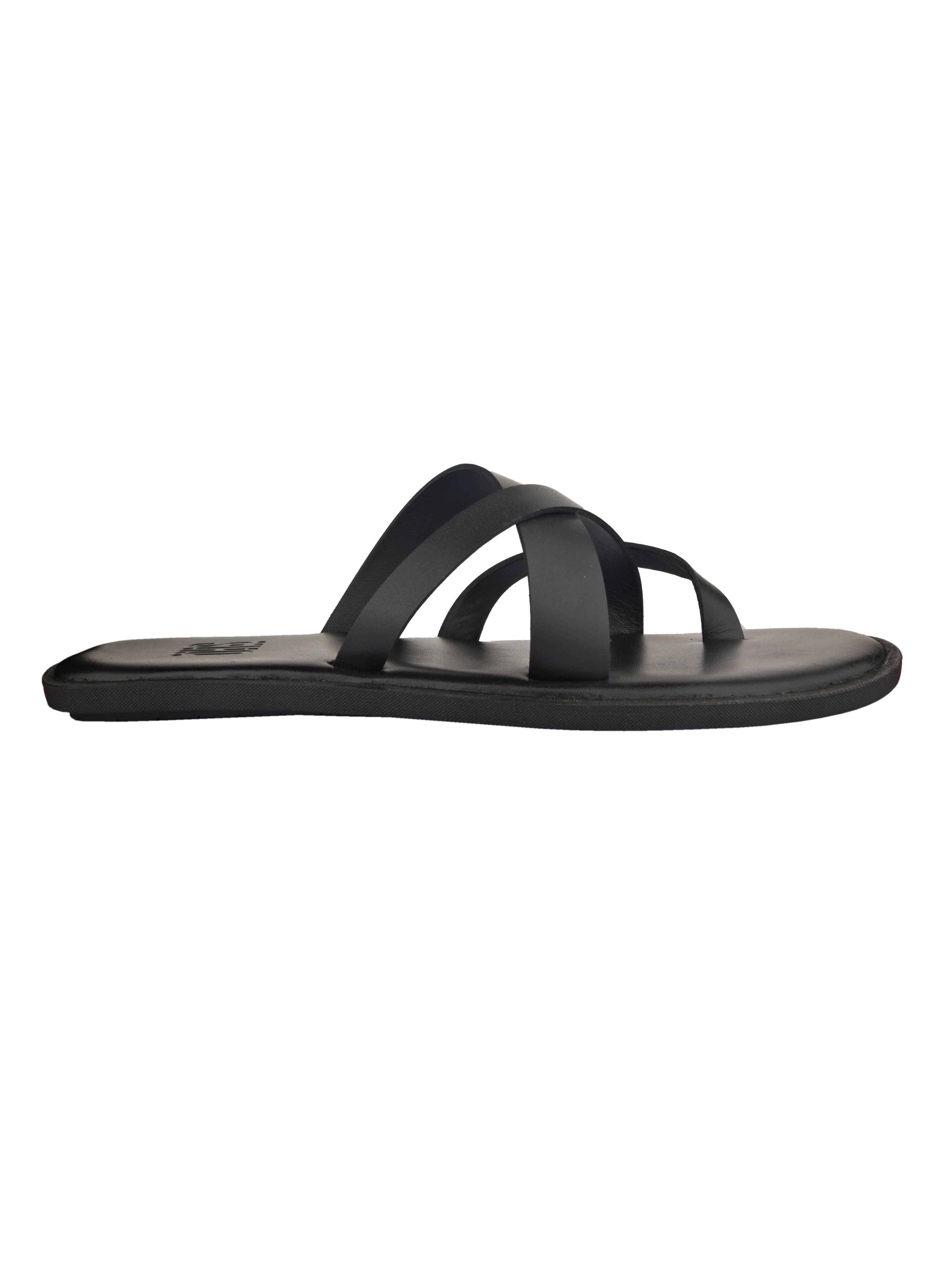 Sorrento Black Slippers For Men