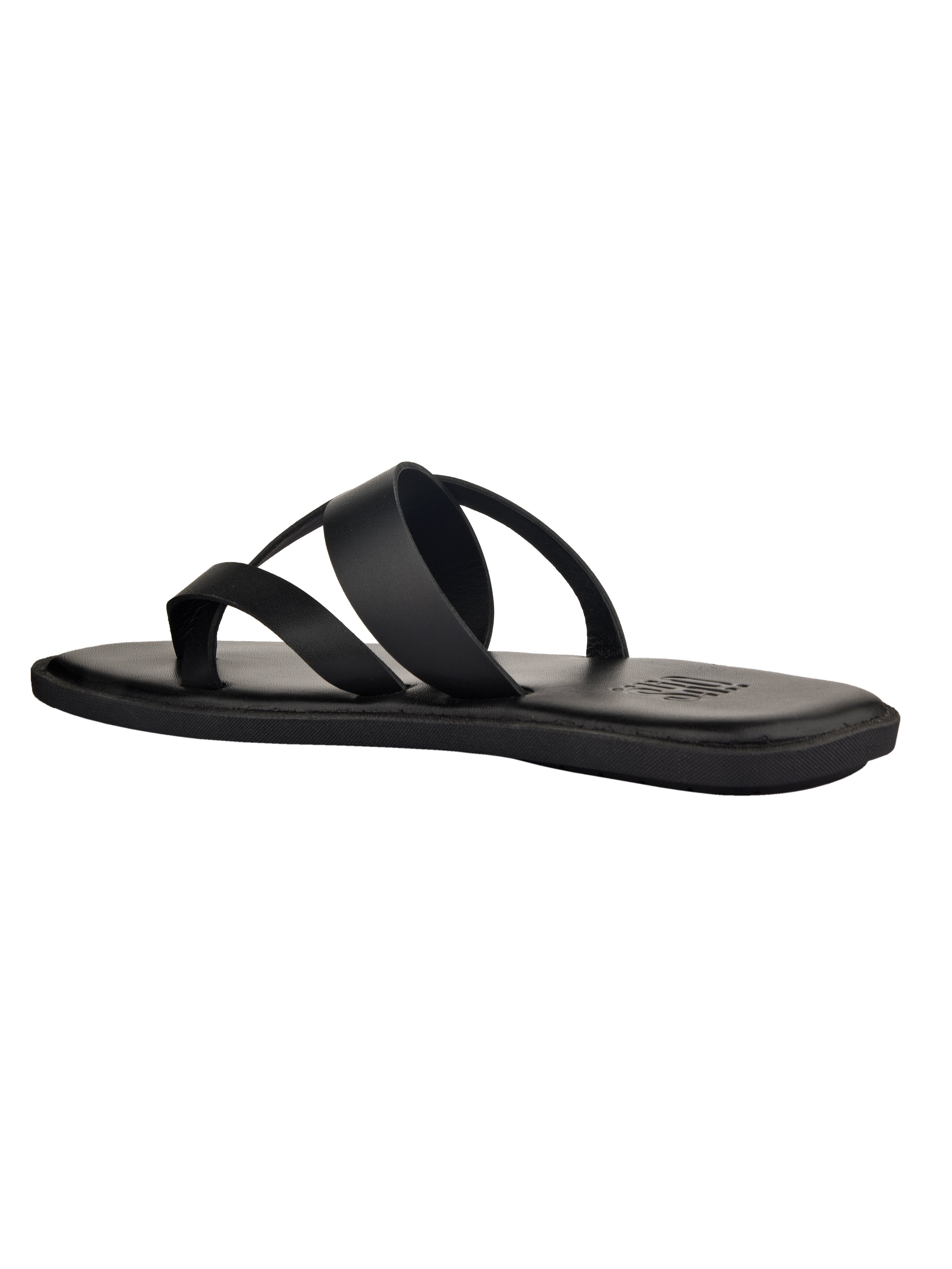 Sorrento Black Slippers For Men
