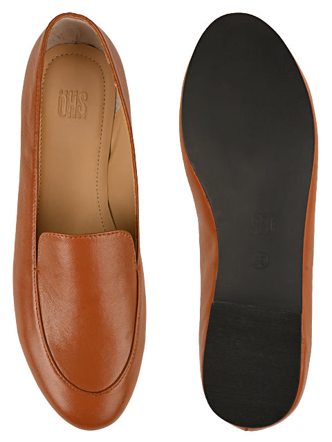 Olivia in Tan Loafers For Women