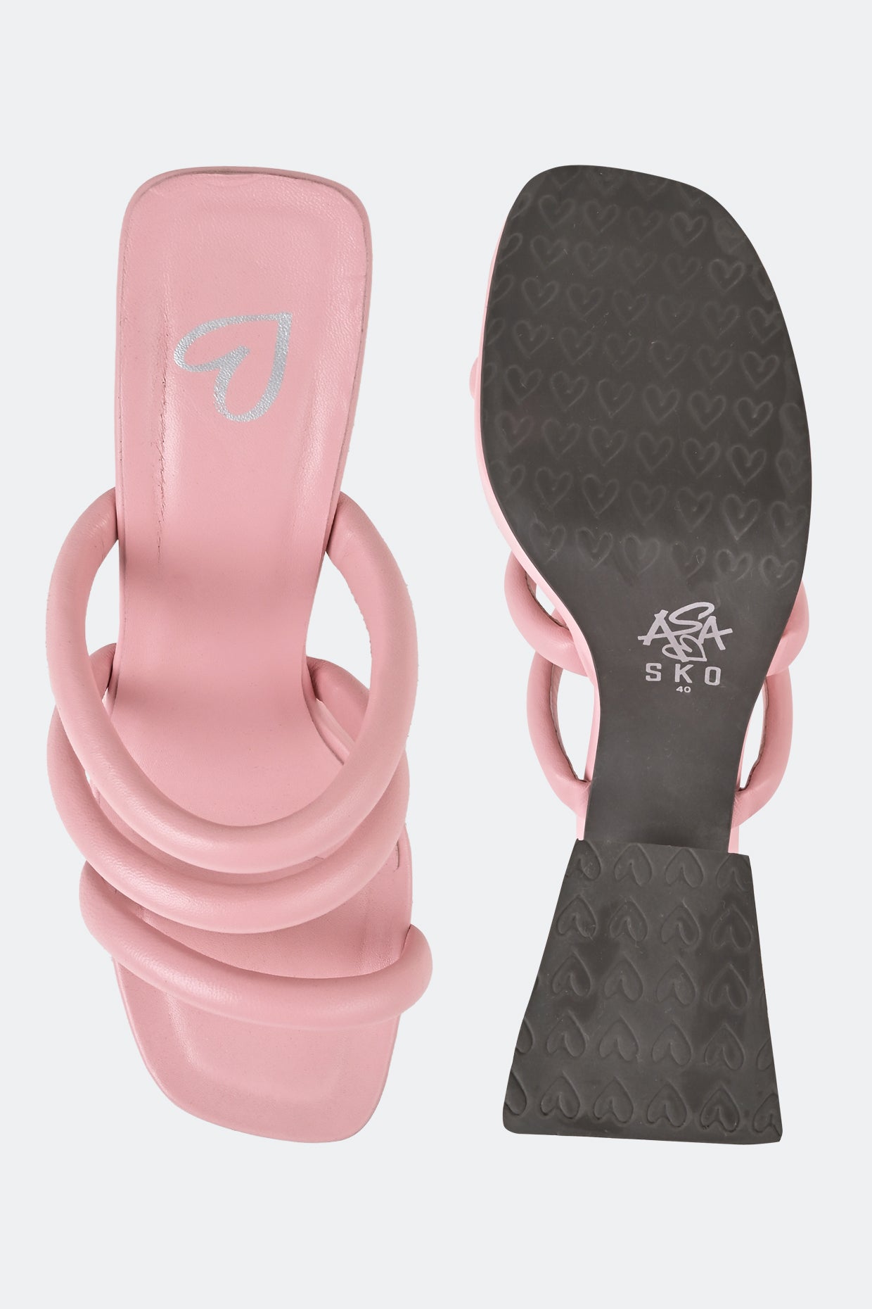 Dijon Pink Platform Heels For Women