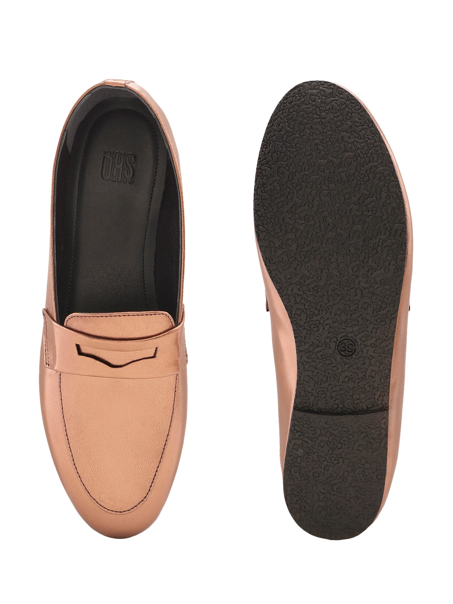 Kate Bronze Loafers For Women