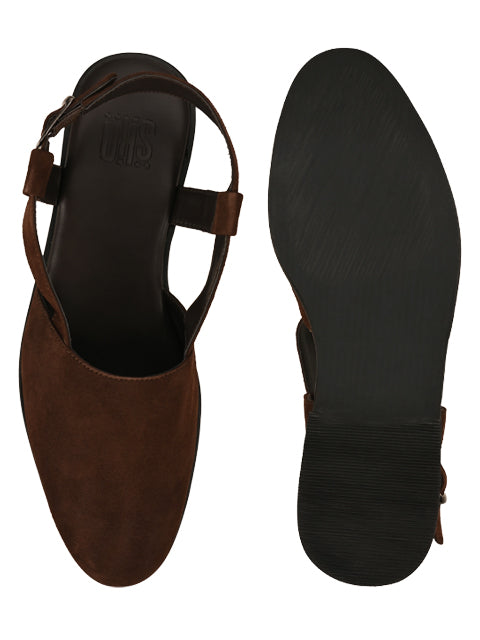 Brown Peshawari Sandals For Men