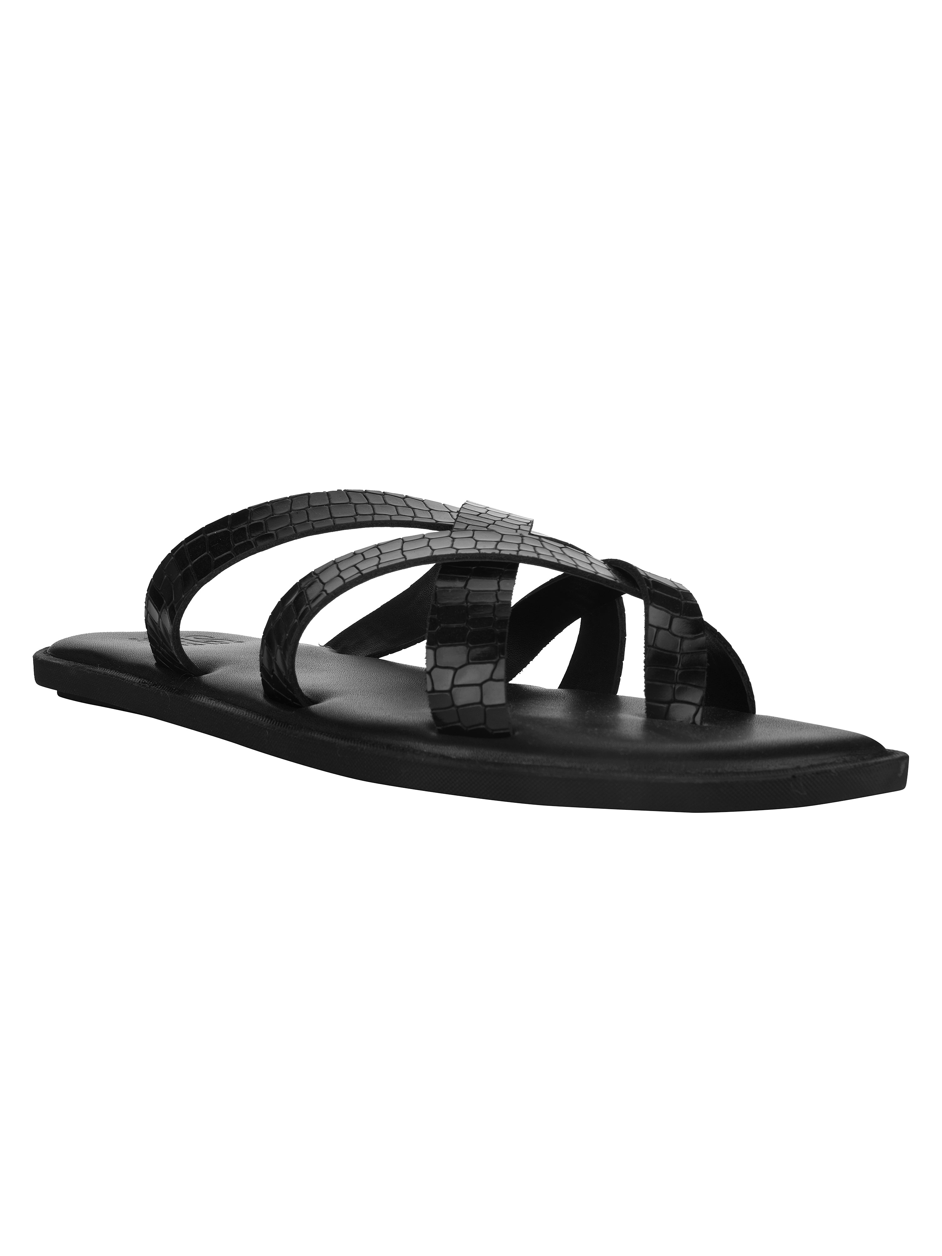 Salvadore Black Slippers For Men