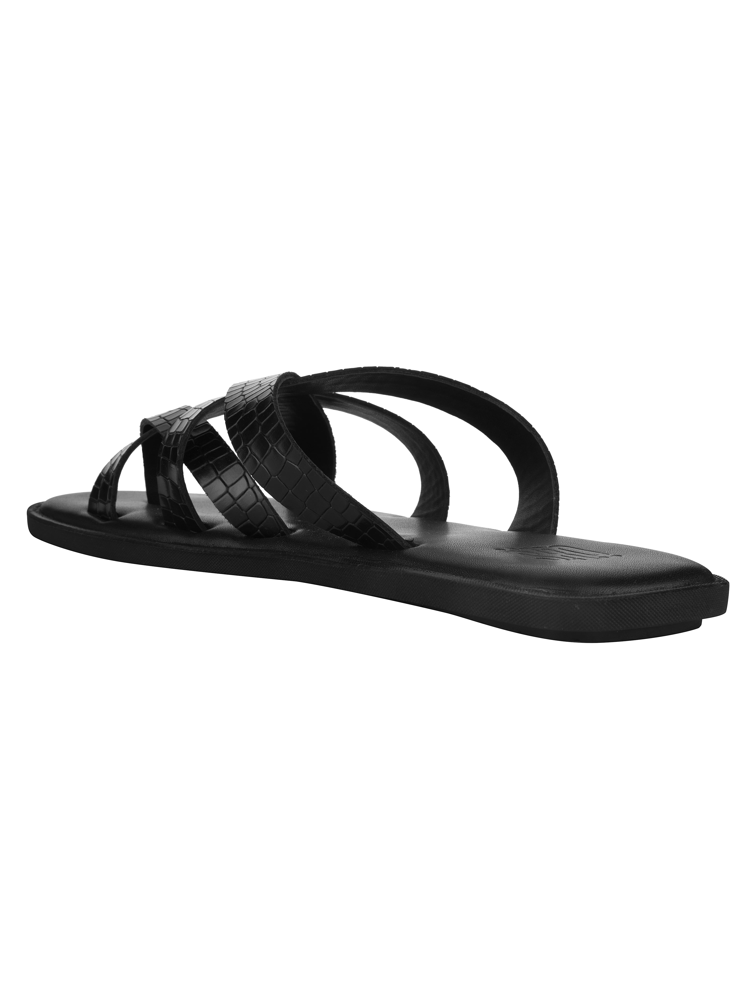 Salvadore Black Slippers For Men