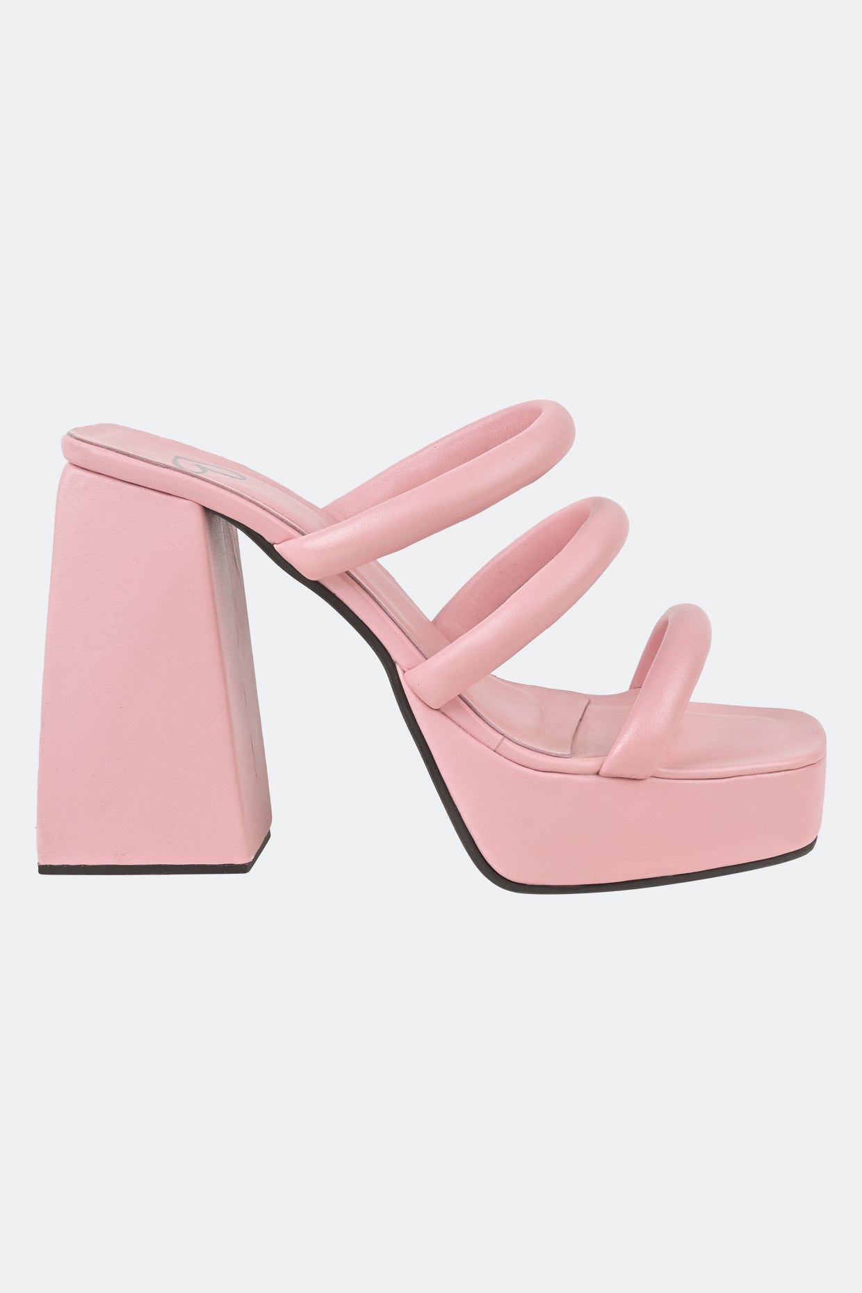 Dijon Pink Platform Heels For Women
