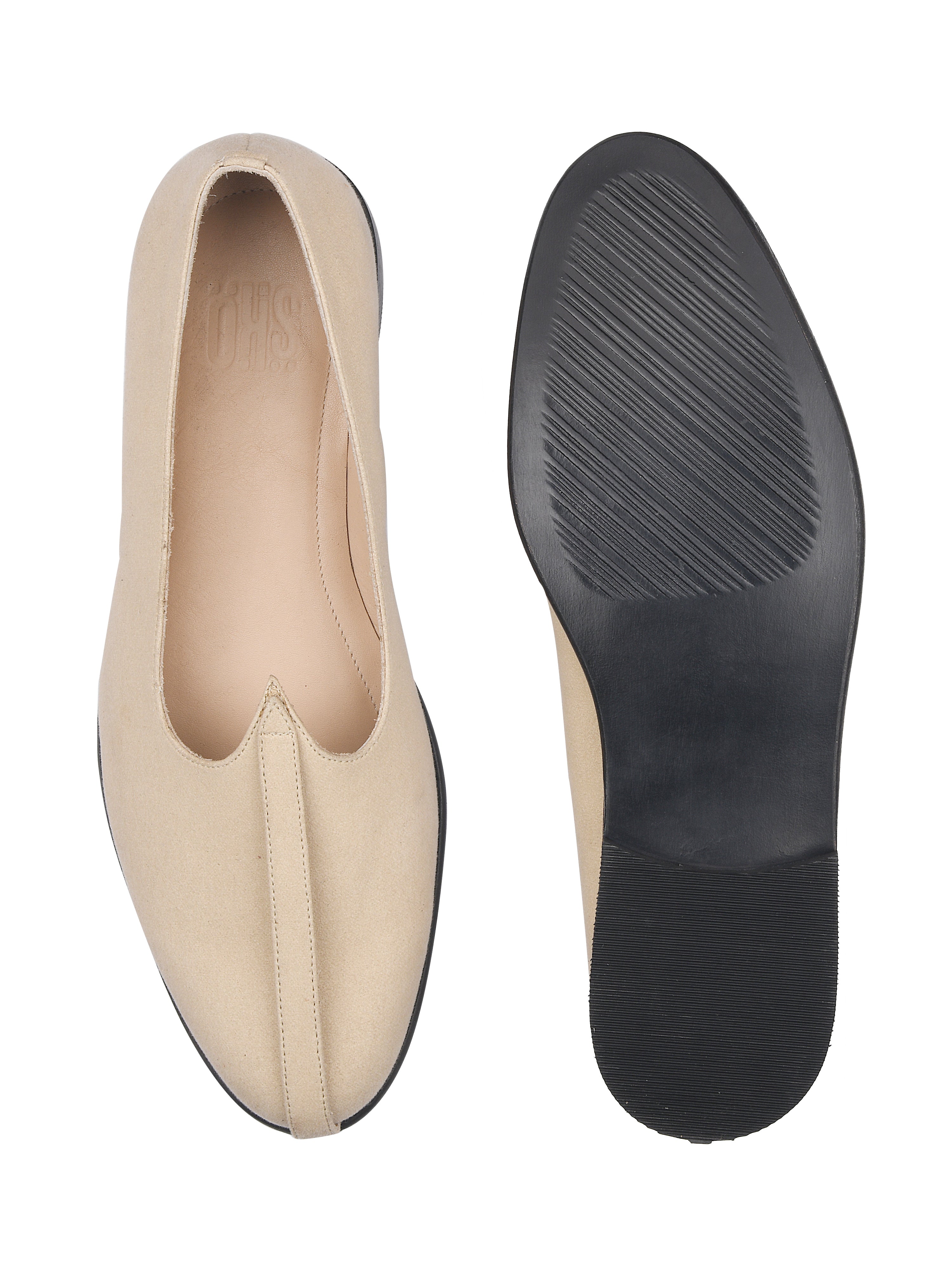 Cream Mojris For Men