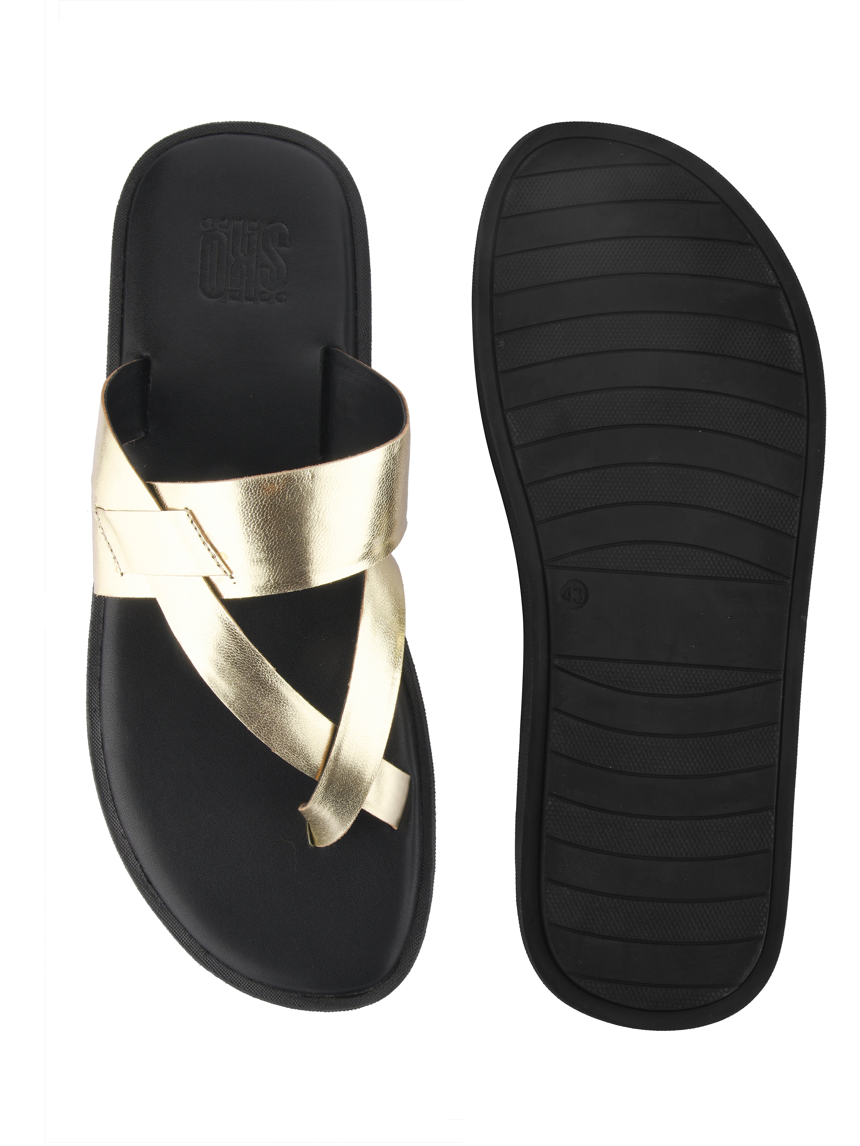Genoa Gold Slippers For Men
