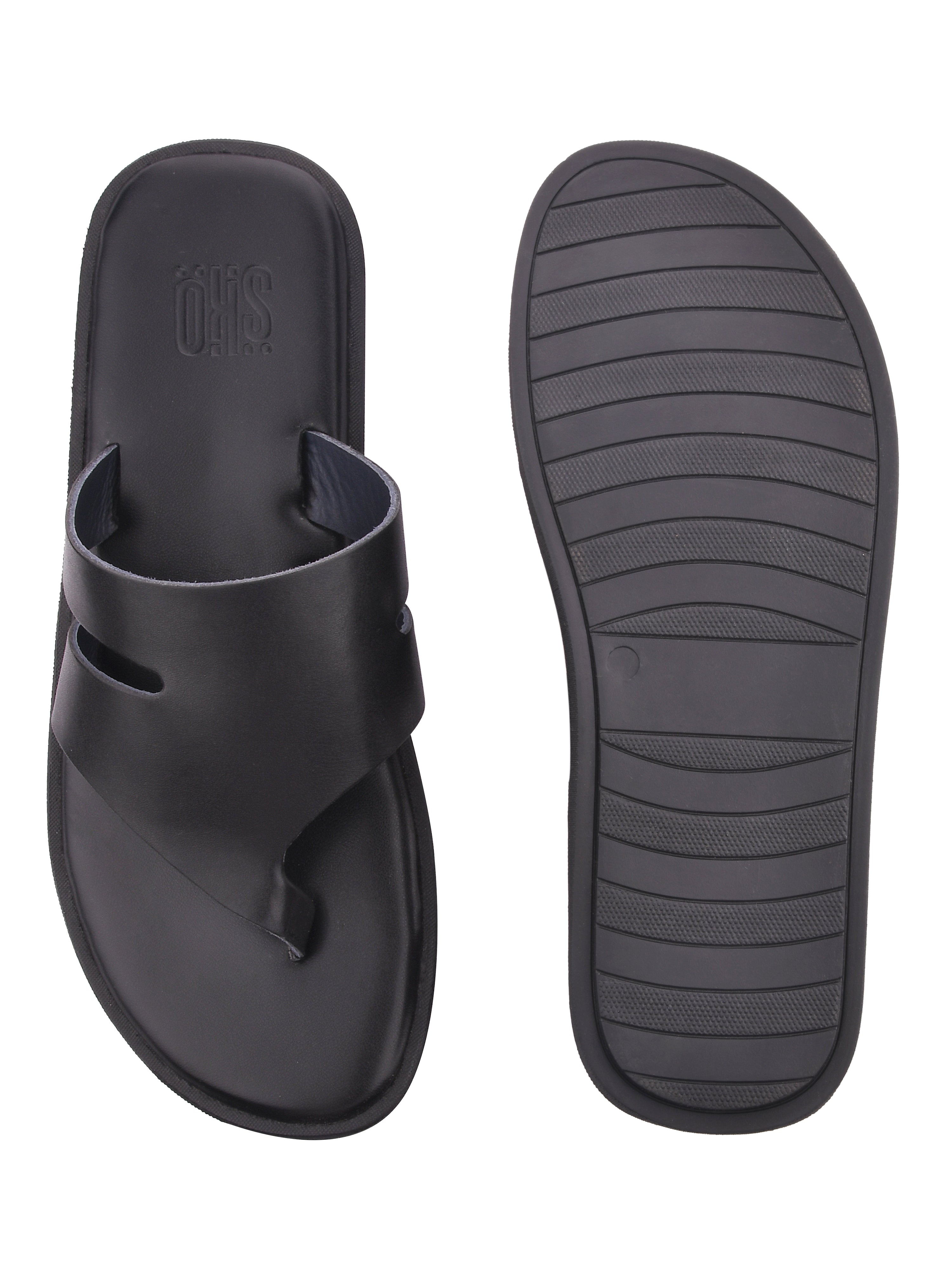 Naples Black Slippers For Men
