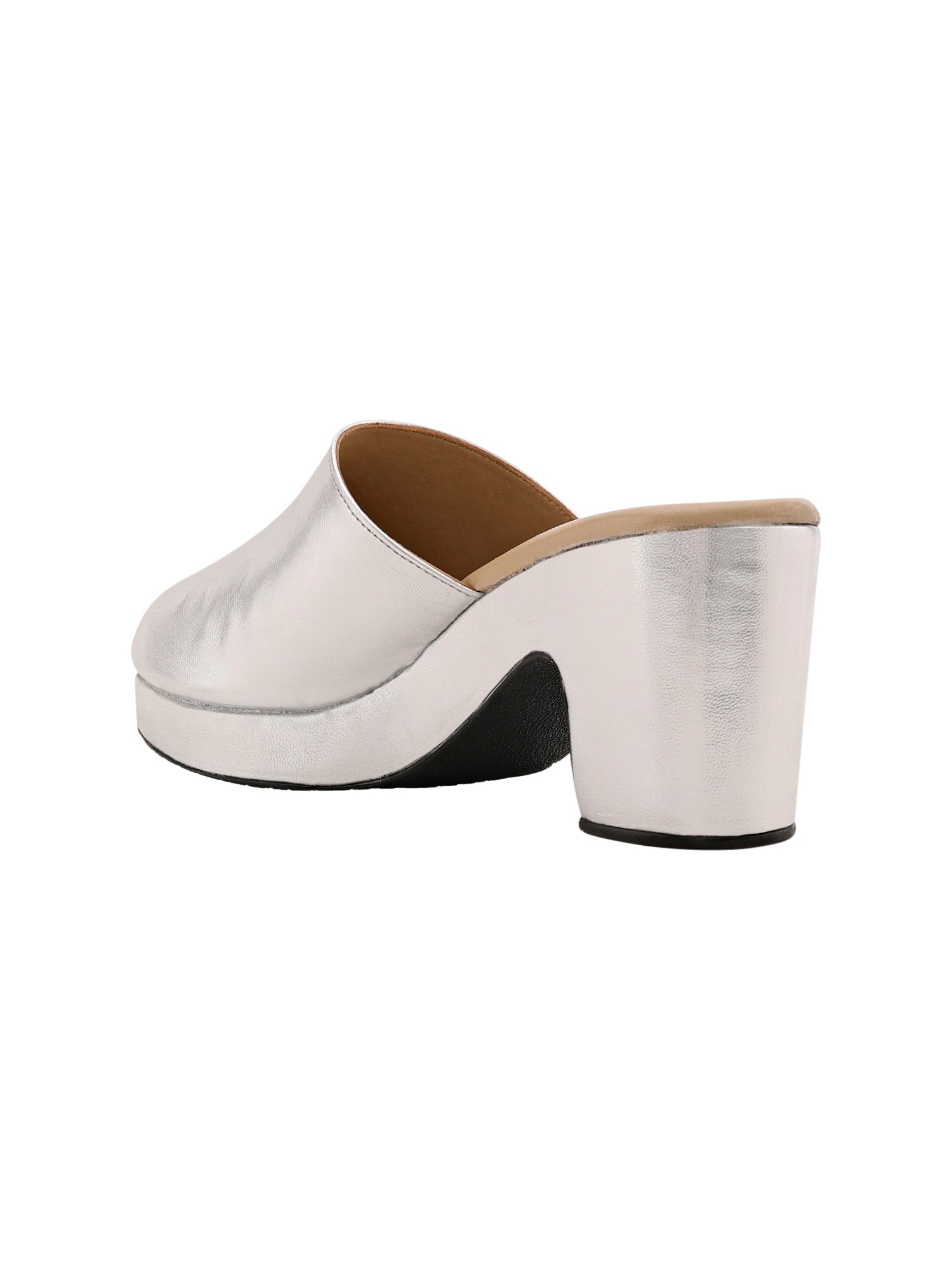 Marianne Silver Platform Heels For Women