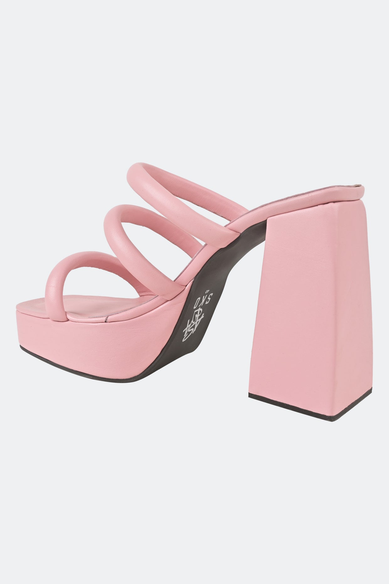 Dijon Pink Platform Heels For Women
