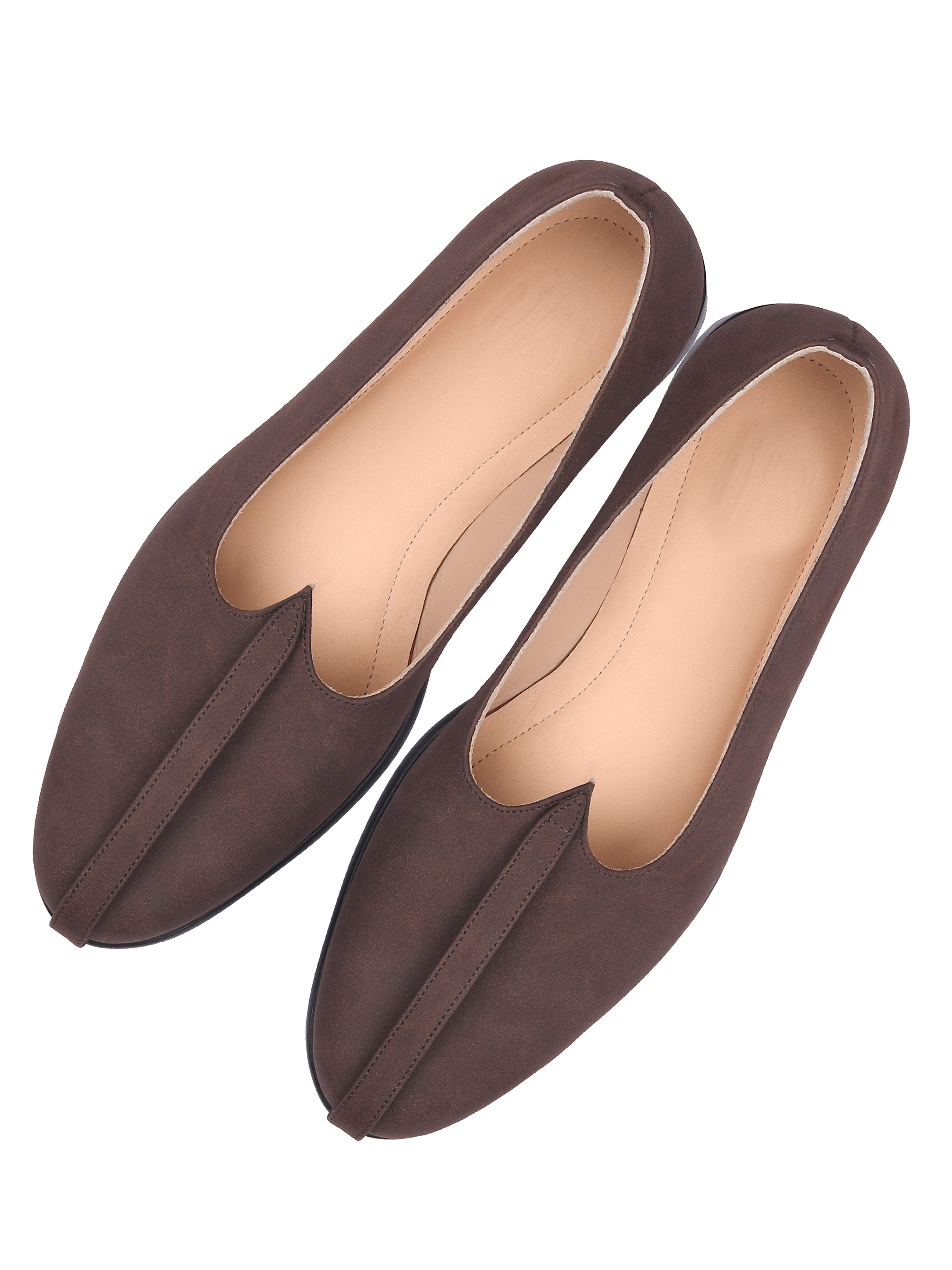 Brown Suede Mojris For Men