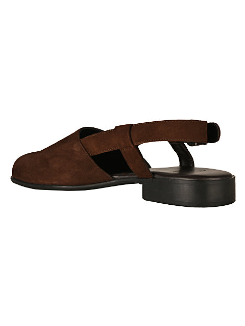 Brown Peshawari Sandals For Men