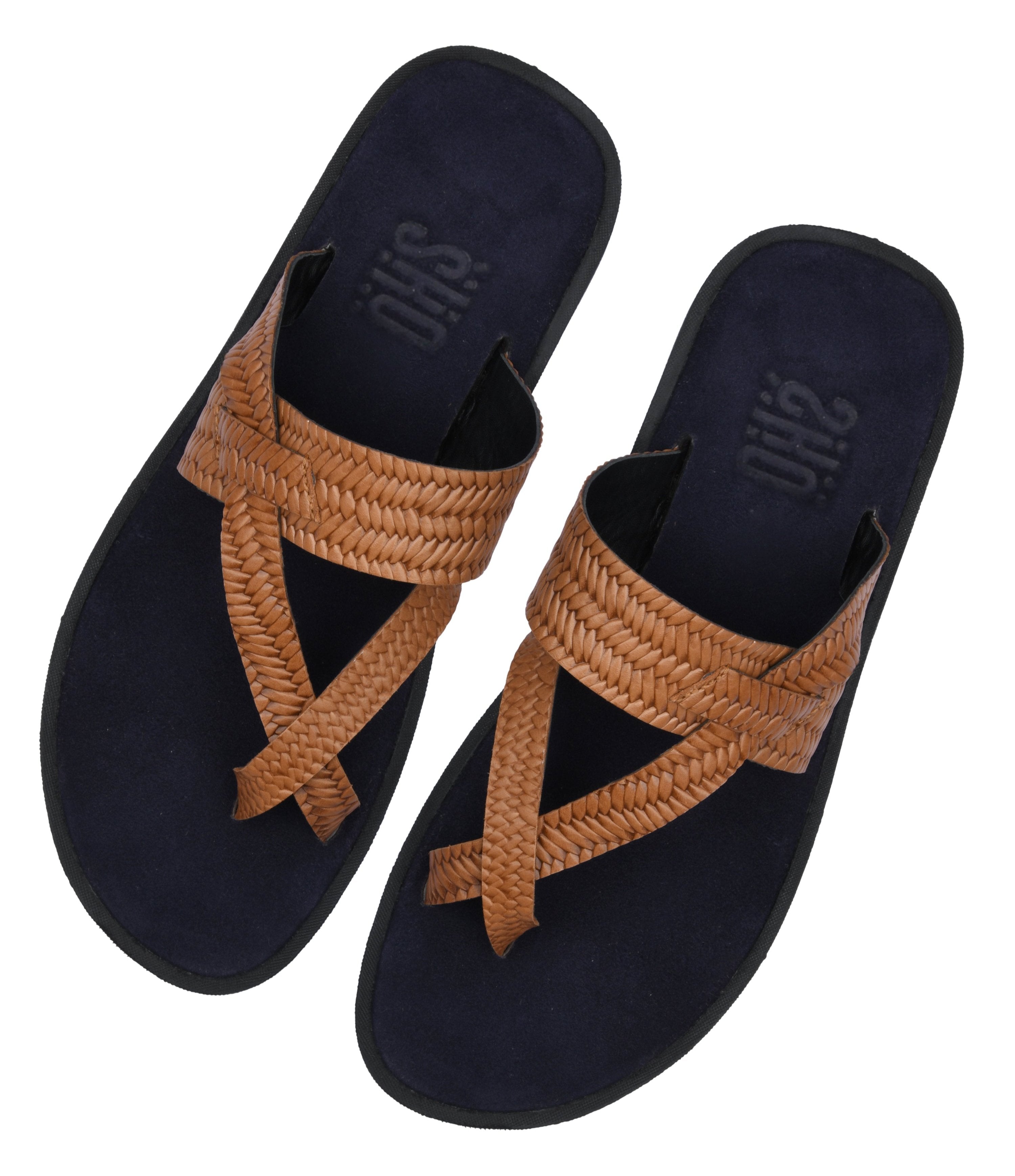 Genoa Tan Slippers For Men