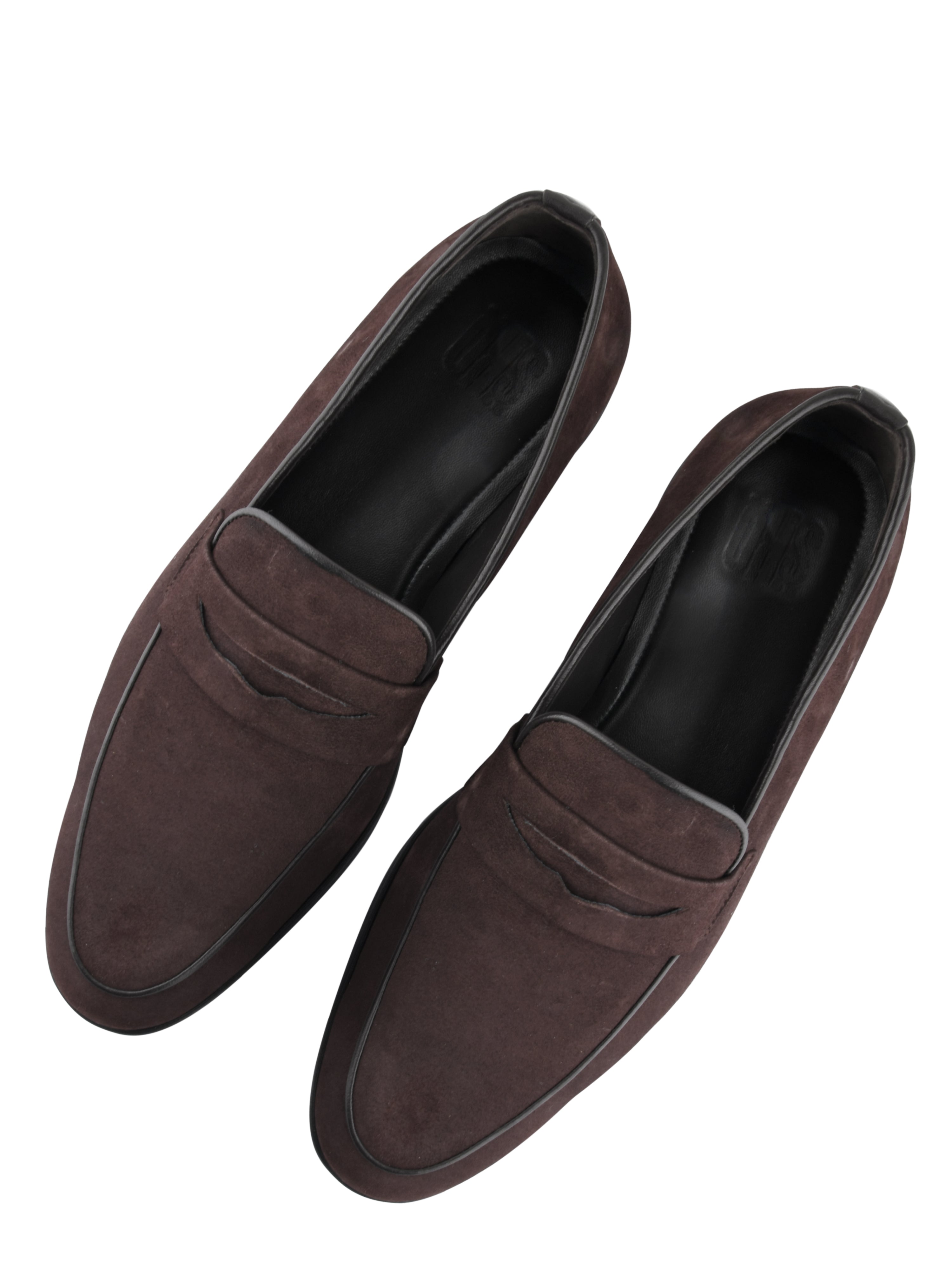 Hugo Brown Suede Loafers For Men