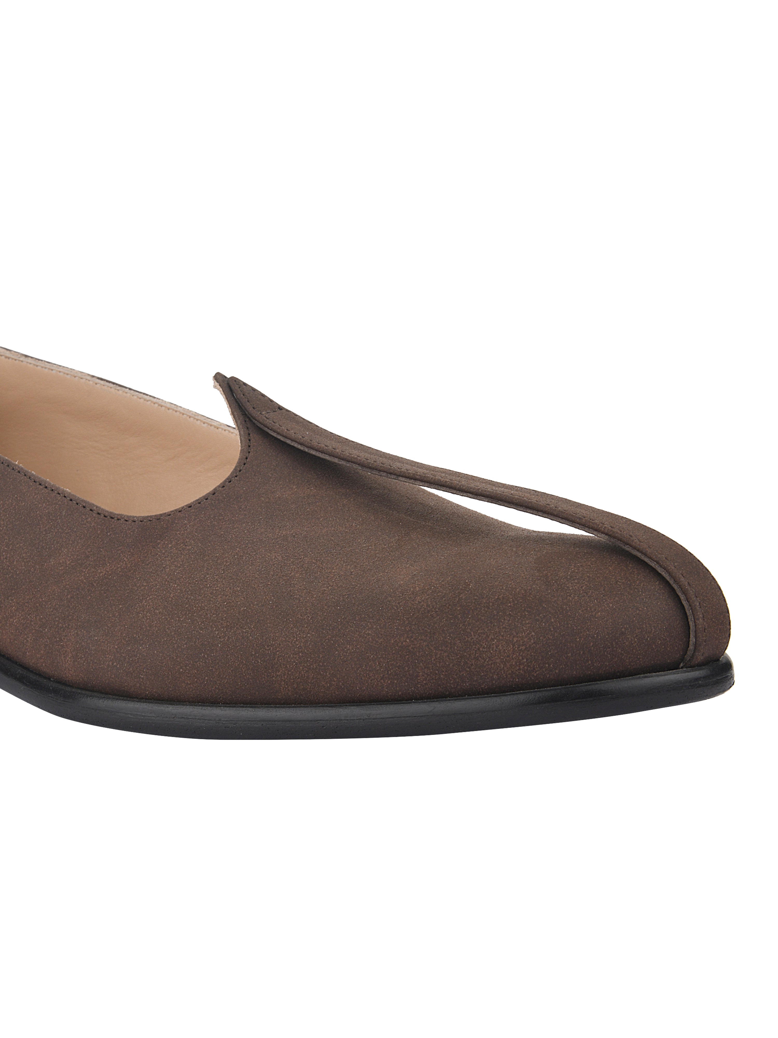 Brown Suede Mojris For Men