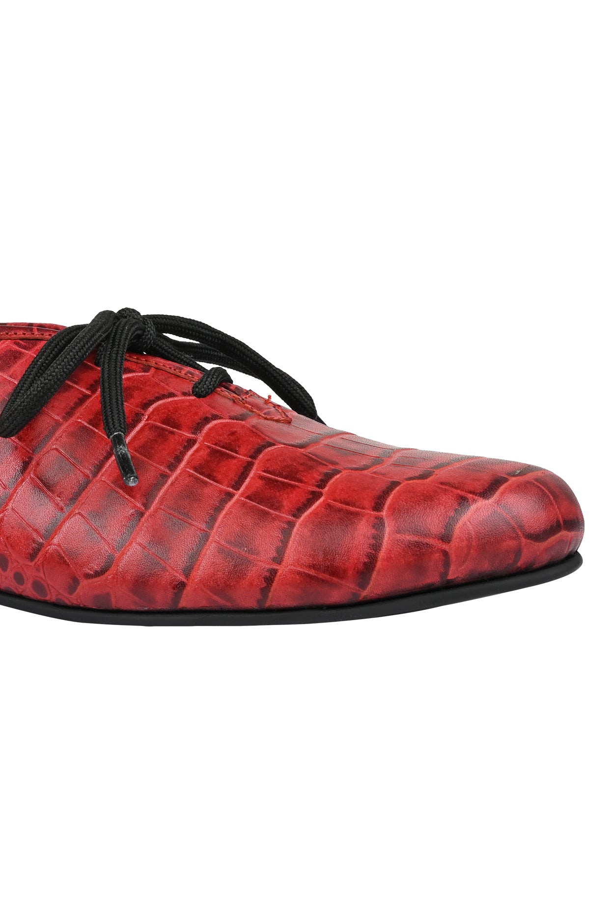 Freya in Red Derby Shoes With For Women