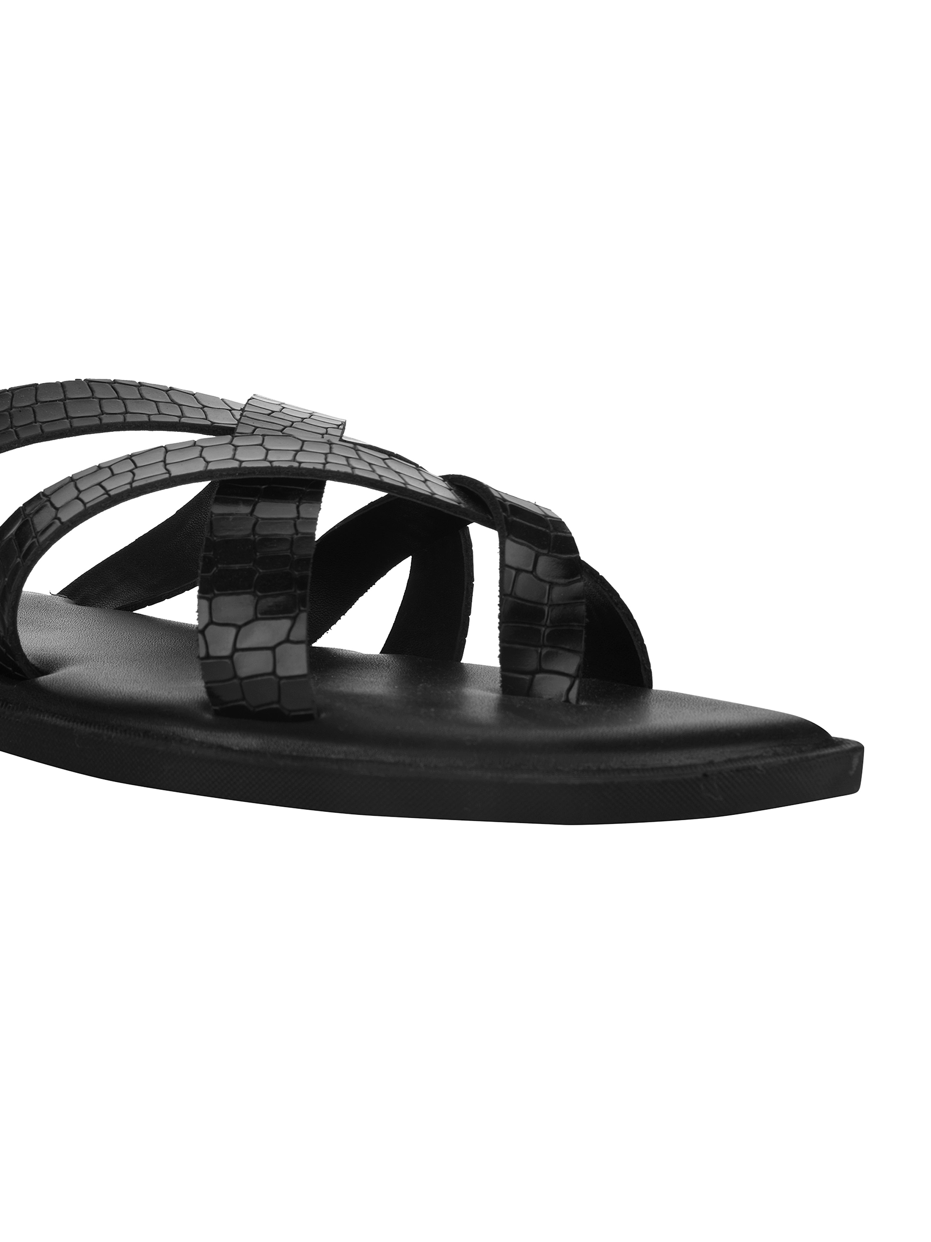 Salvadore Black Slippers For Men