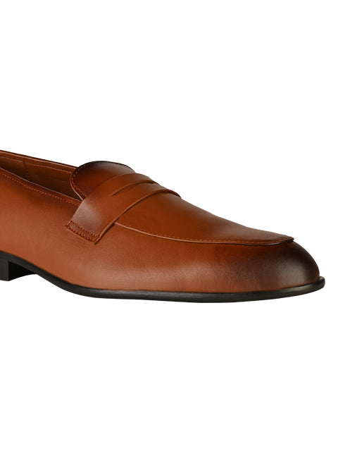 Hugo Brown Dual Tone Loafers For Men