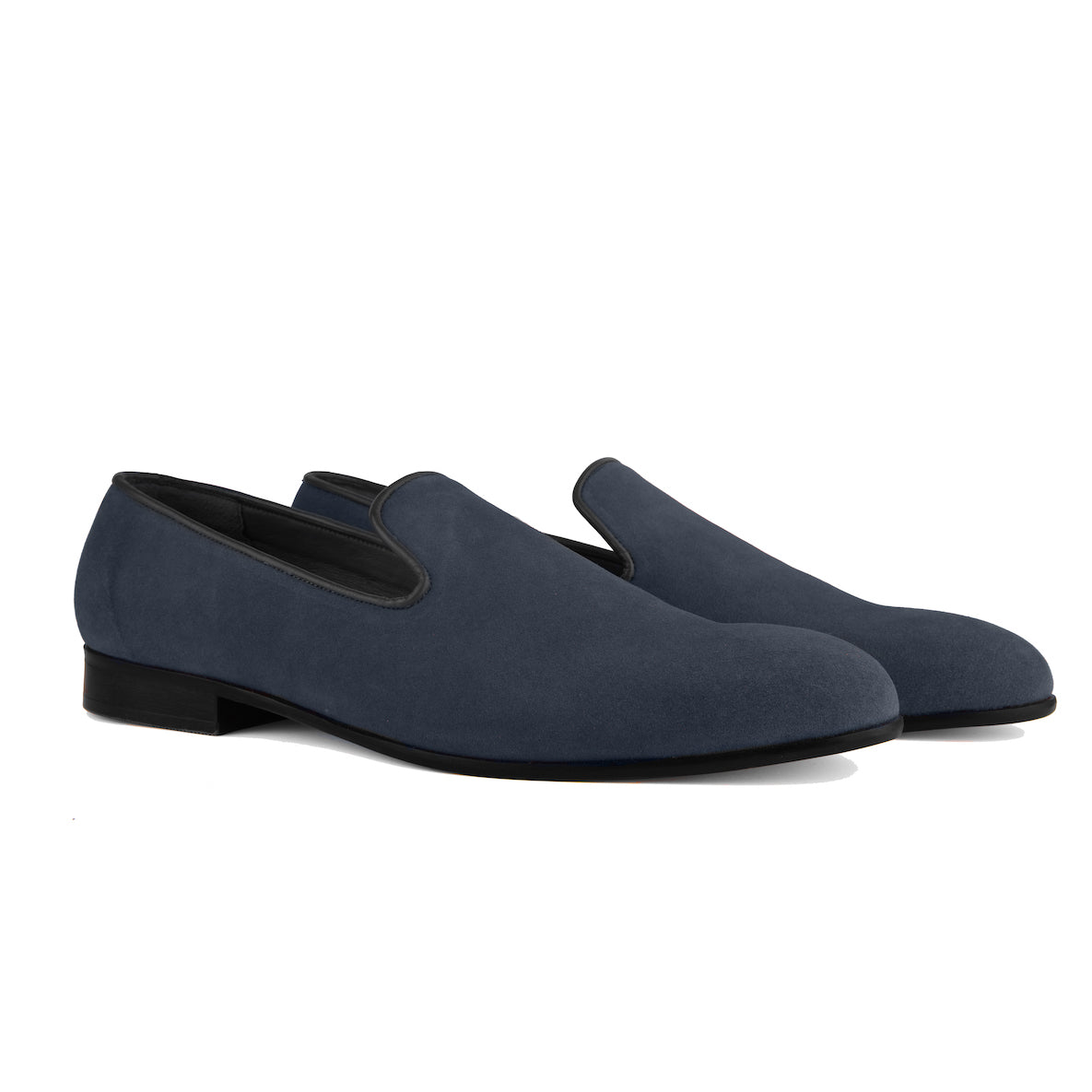 Alfie Blue Suede Loafers For Men