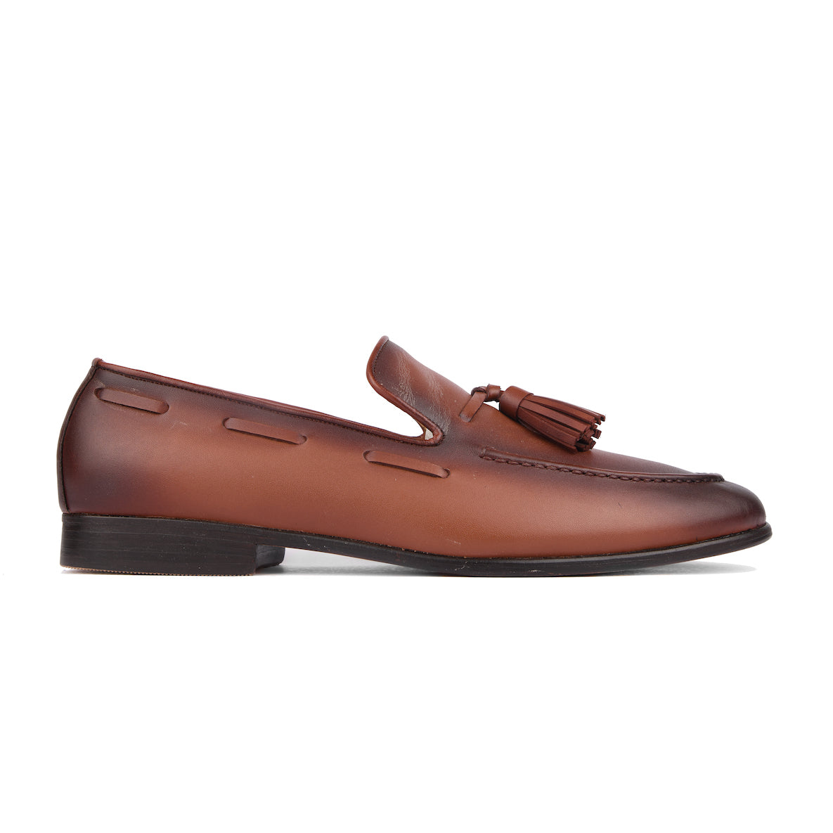 Bari Brown Dual Tone Loafers For Men
