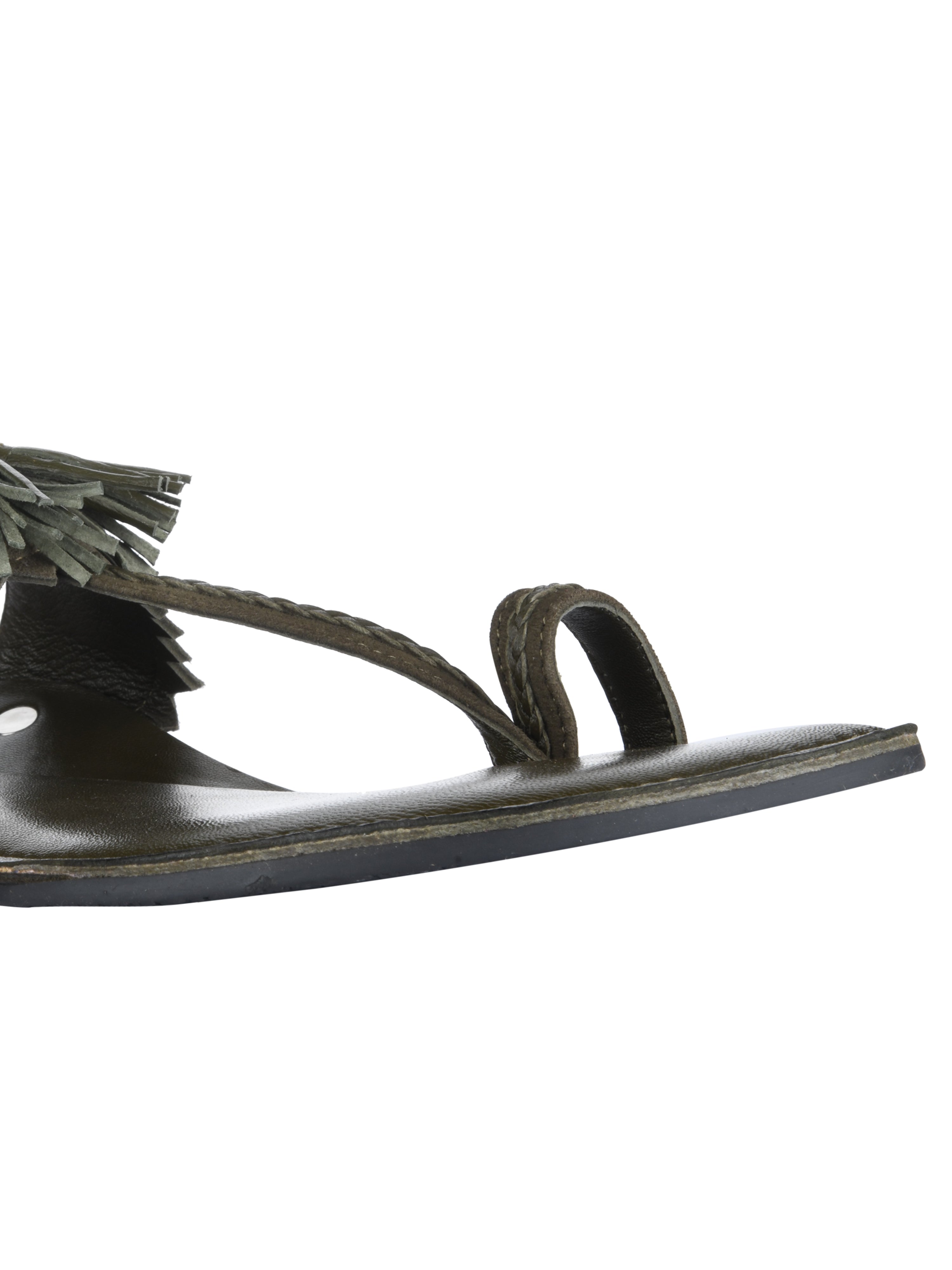 New Green Kolhapuri Slippers For Men