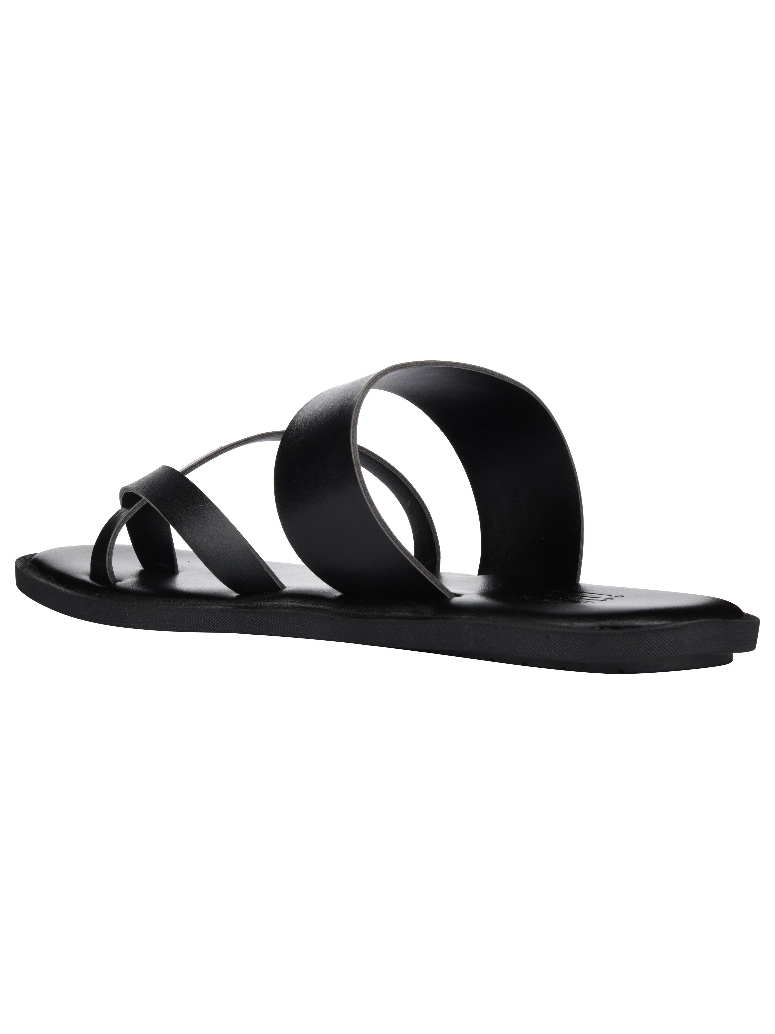 Athens Black Slippers For Men