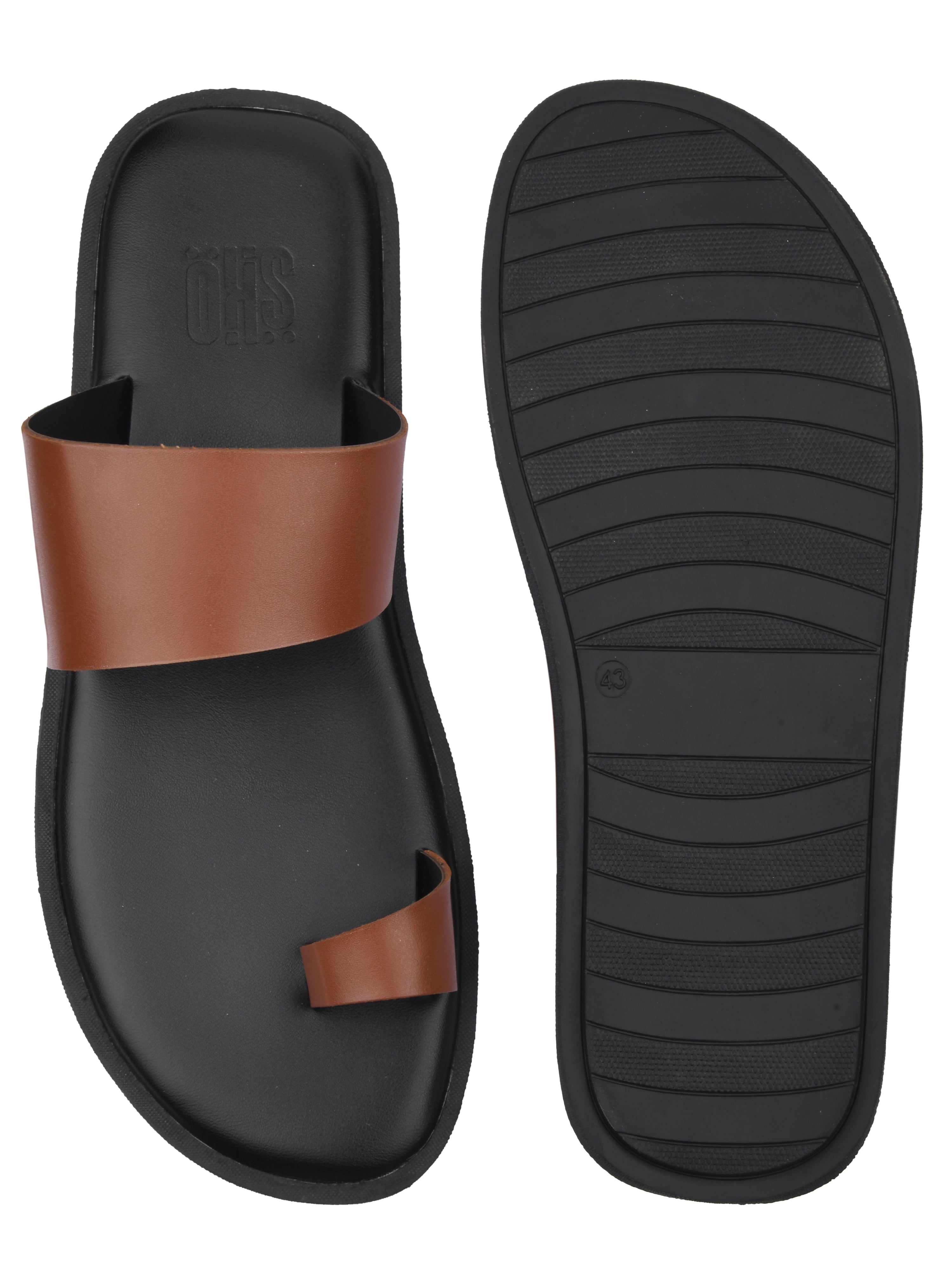 Capri Brown Slippers For Men