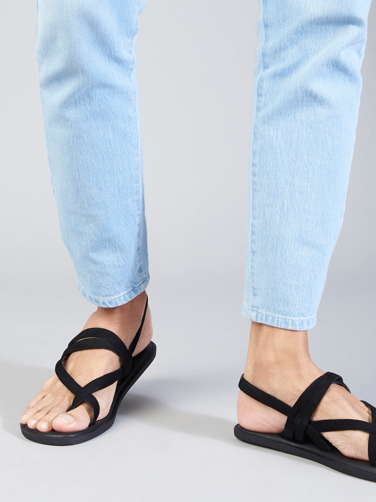 Milan Black Suede Slippers For Men