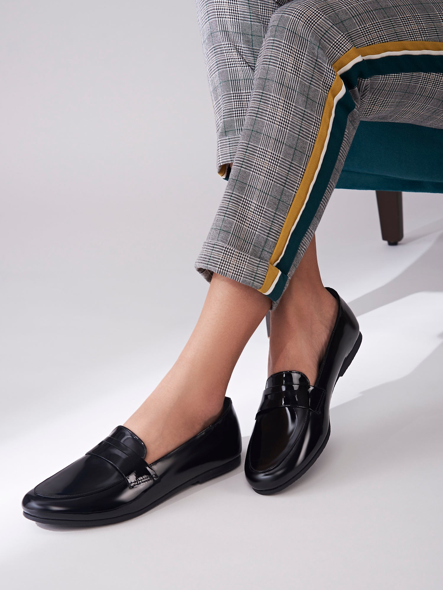 Kate Black Loafers For Women