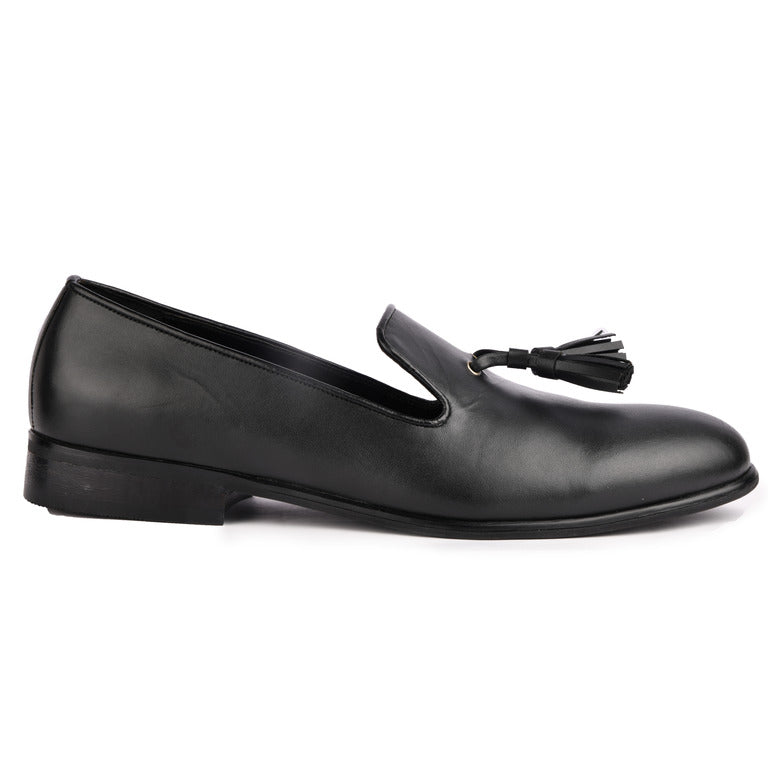 Simon Black Loafers For Men