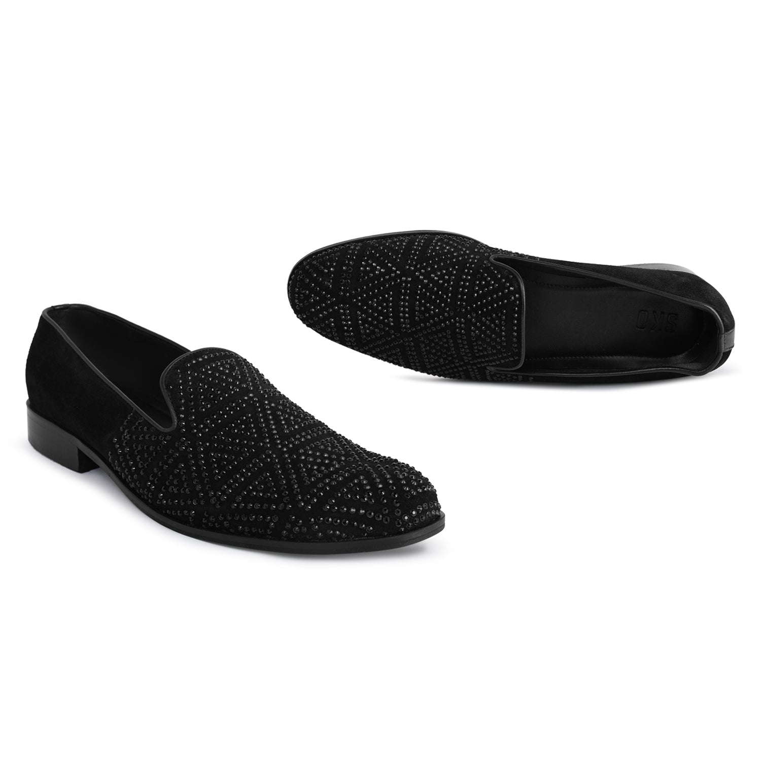 Prism Black Loafers For Men