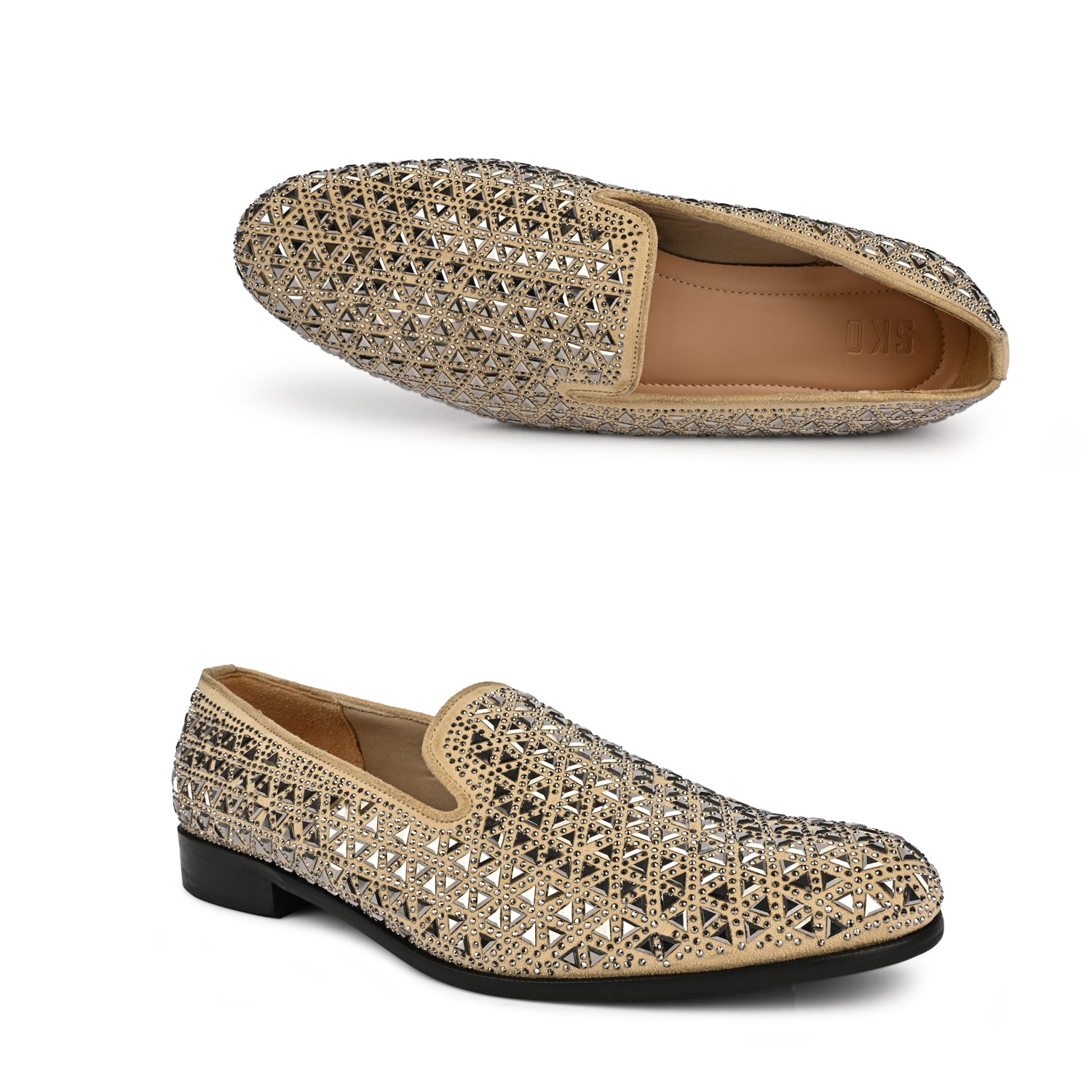 Mard Cream Loafers For Men