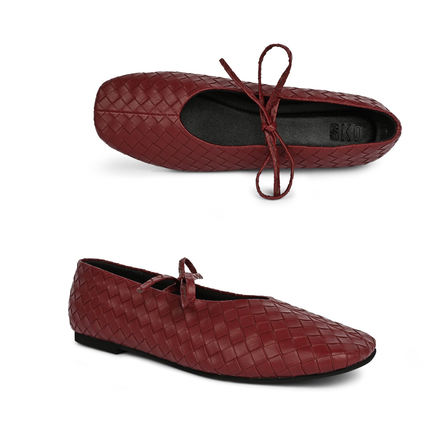 Daphne Maroon Loafers For Women