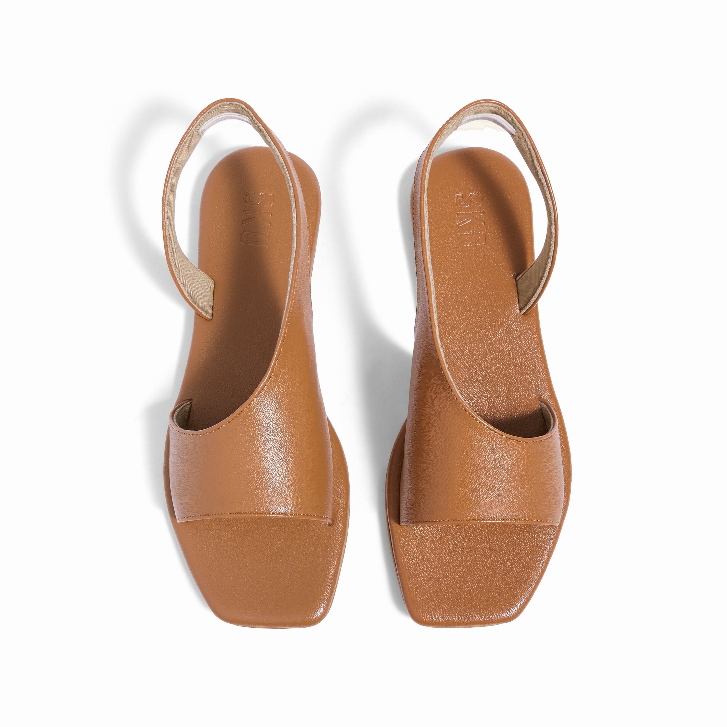 Turin Tan Flat Sandal