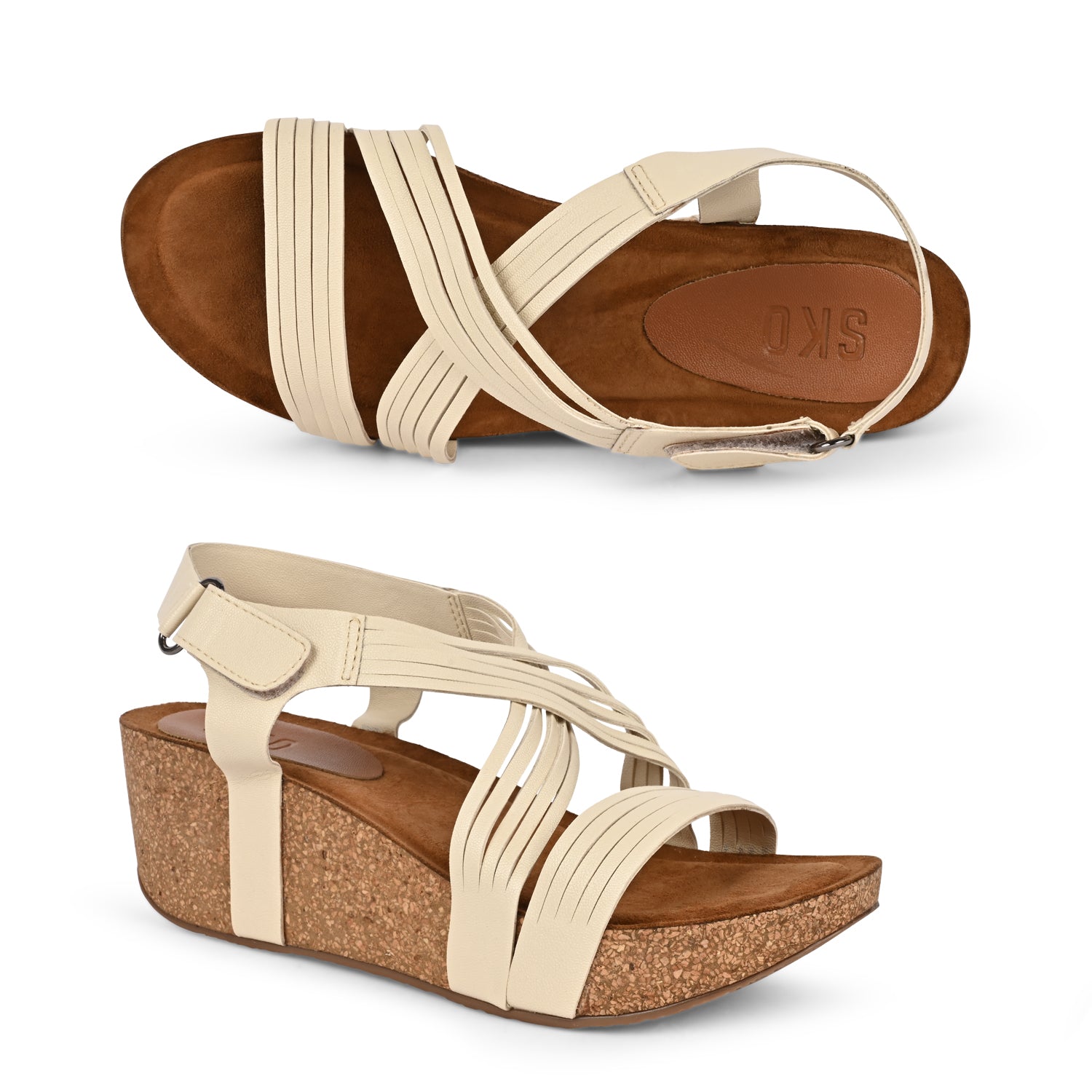 Vigo Cork Wedges