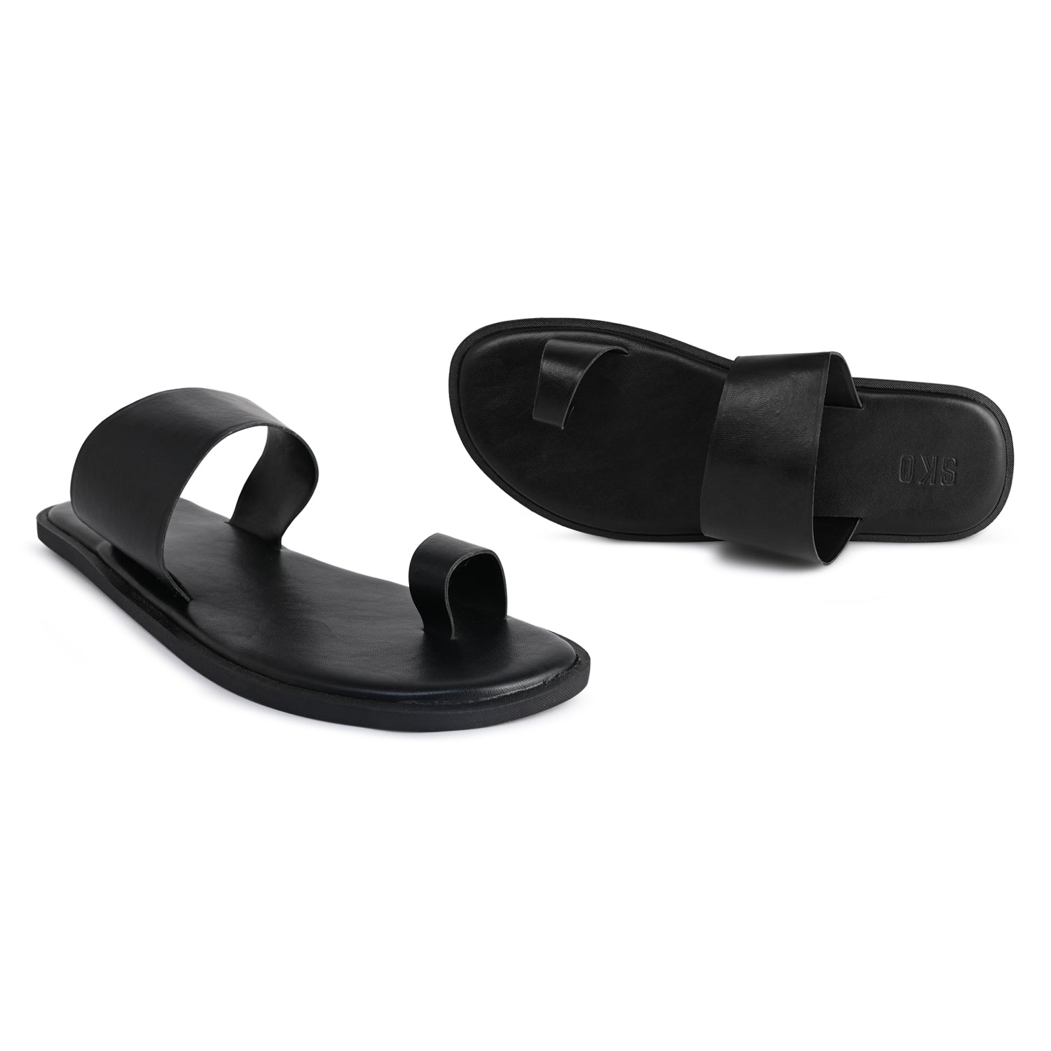 Capri Slippers For Men in Black
