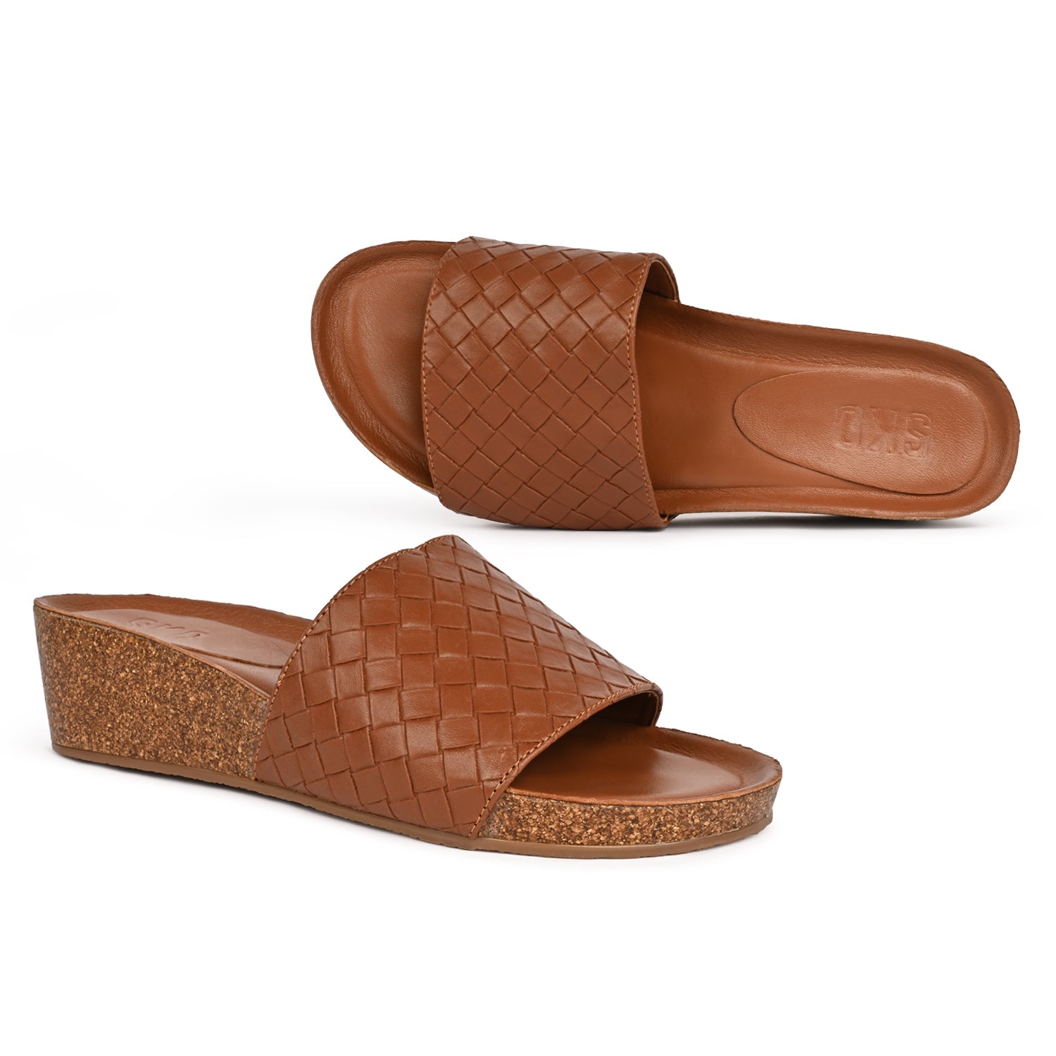 Murcia Cork Wedge in Tan