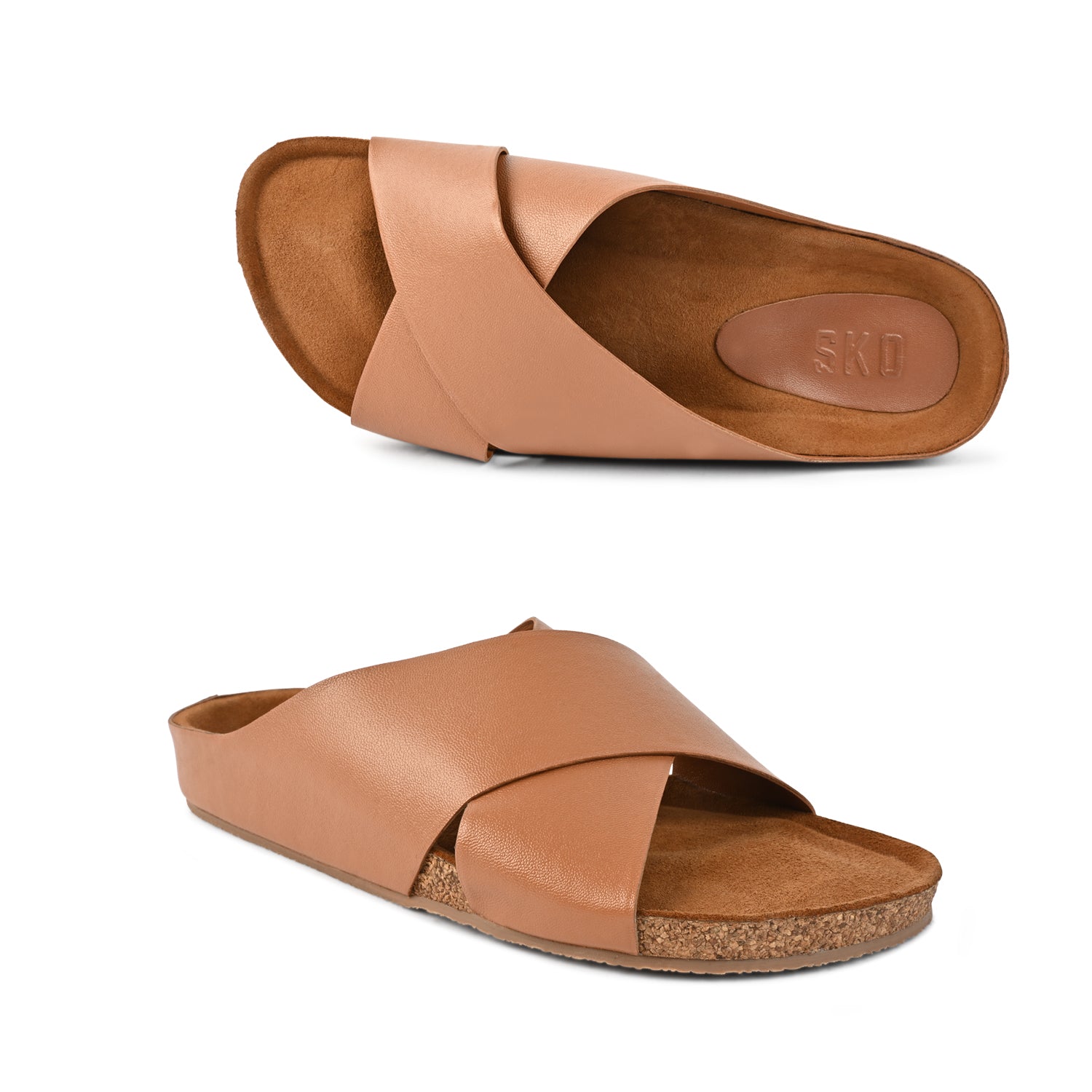 Aria Tan Slippers For Men