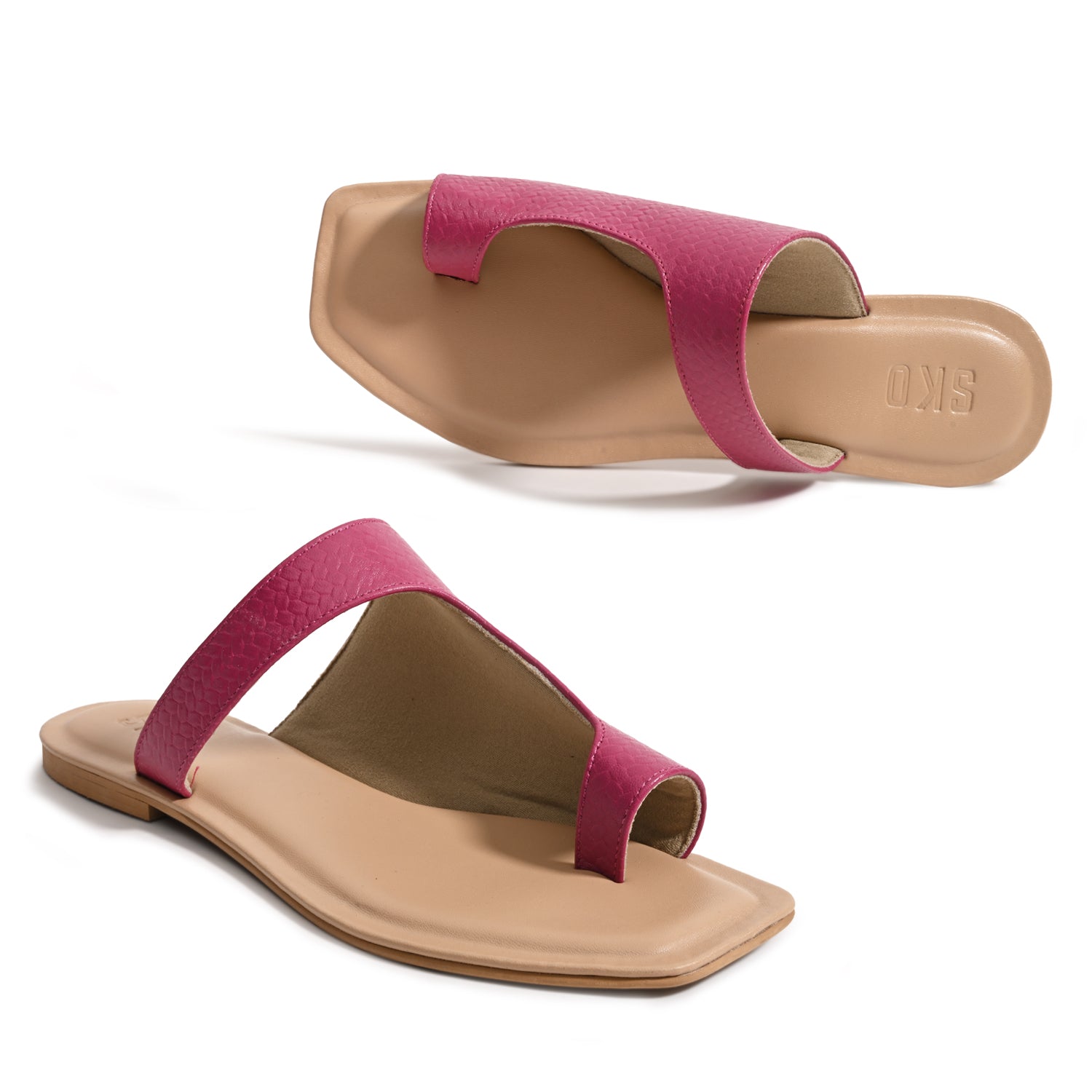 Amalfi in Pink Flat Sandals For Women