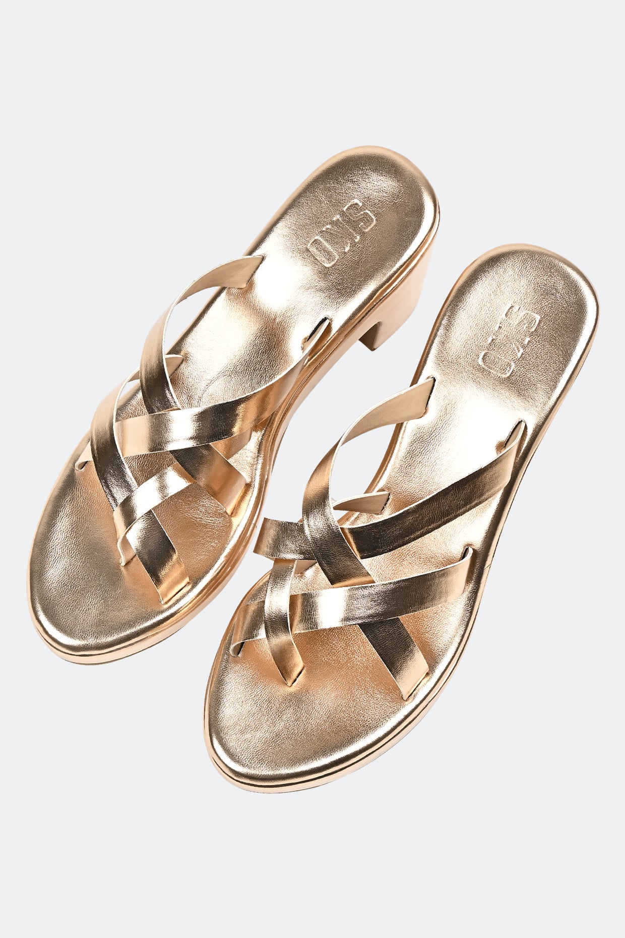 Salvadore Platforms in Gold For Women