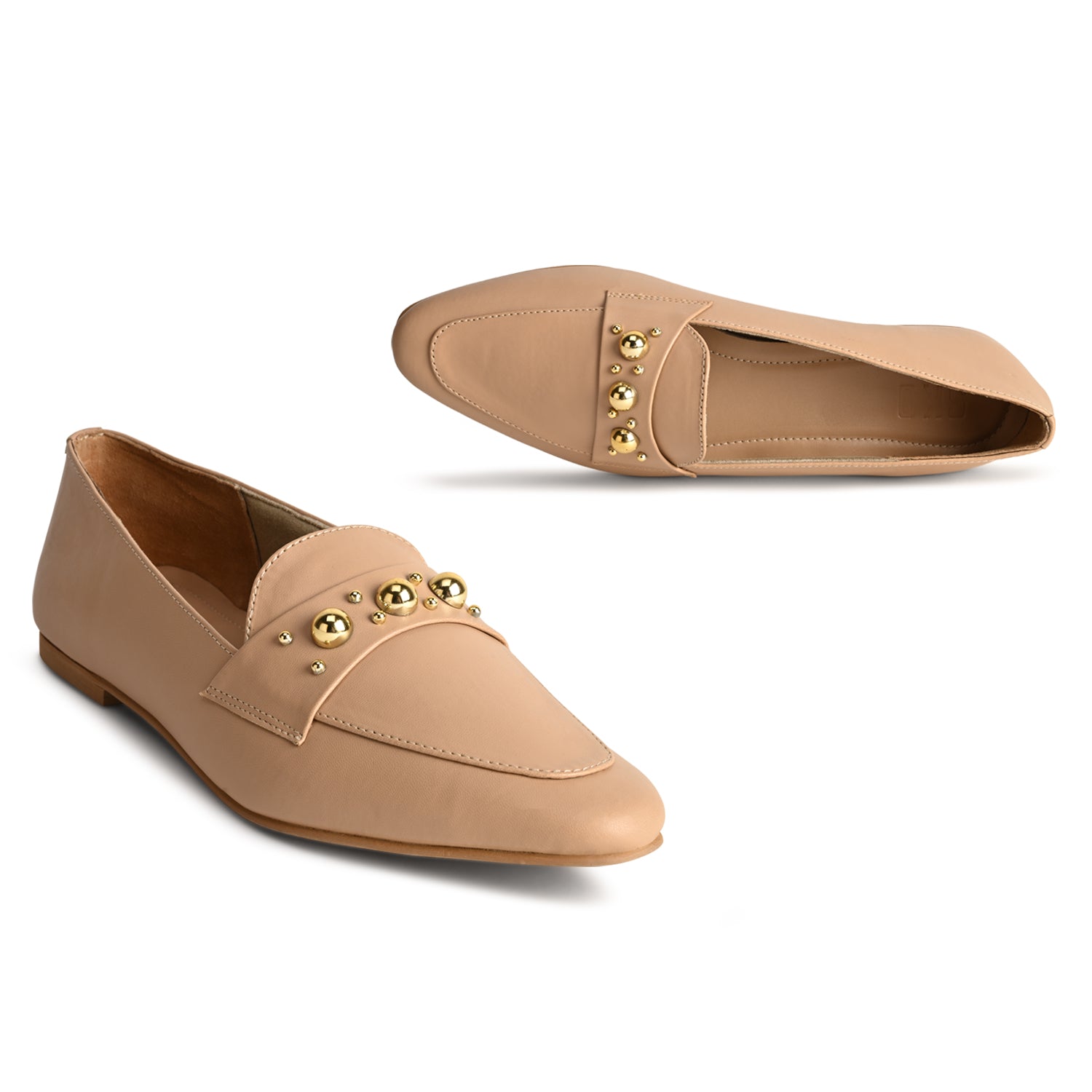 Rebecca Nude Loafers For Women