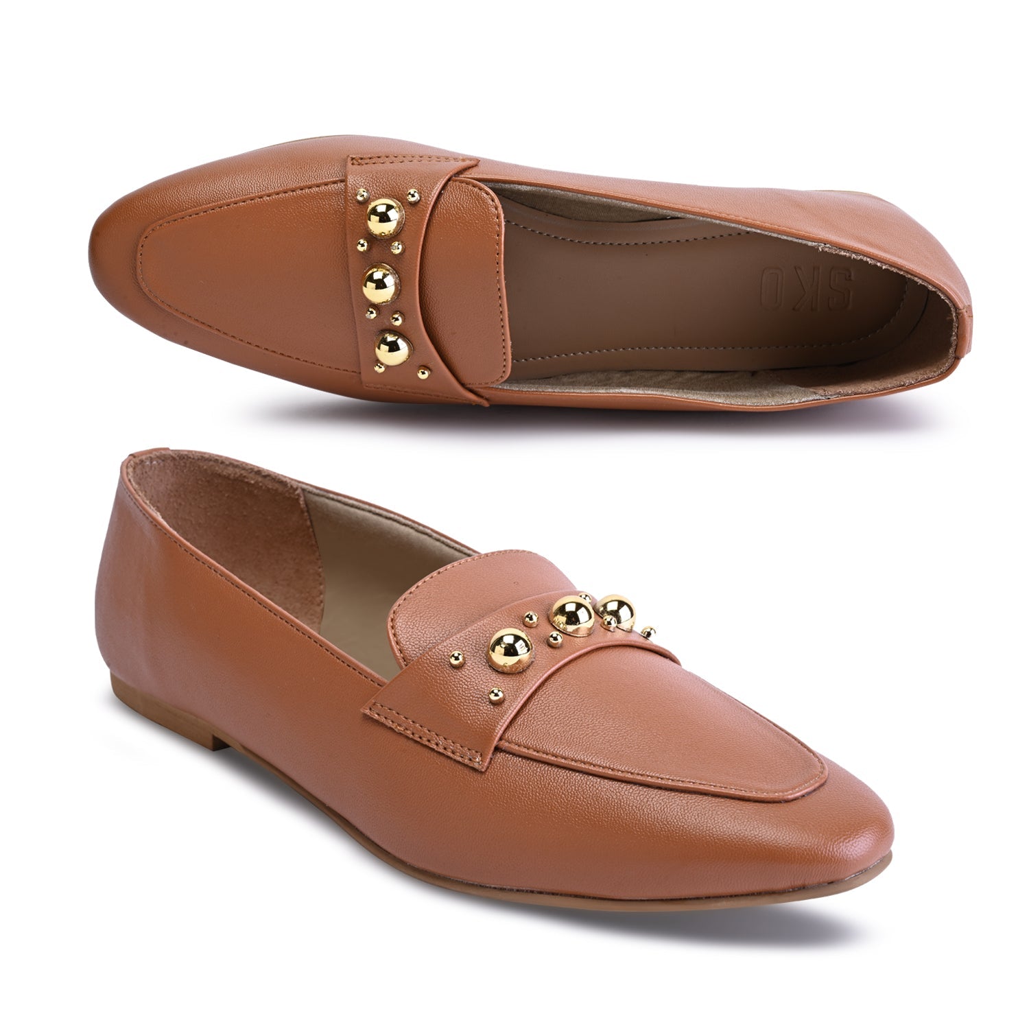Rebecca Loafers in Tan