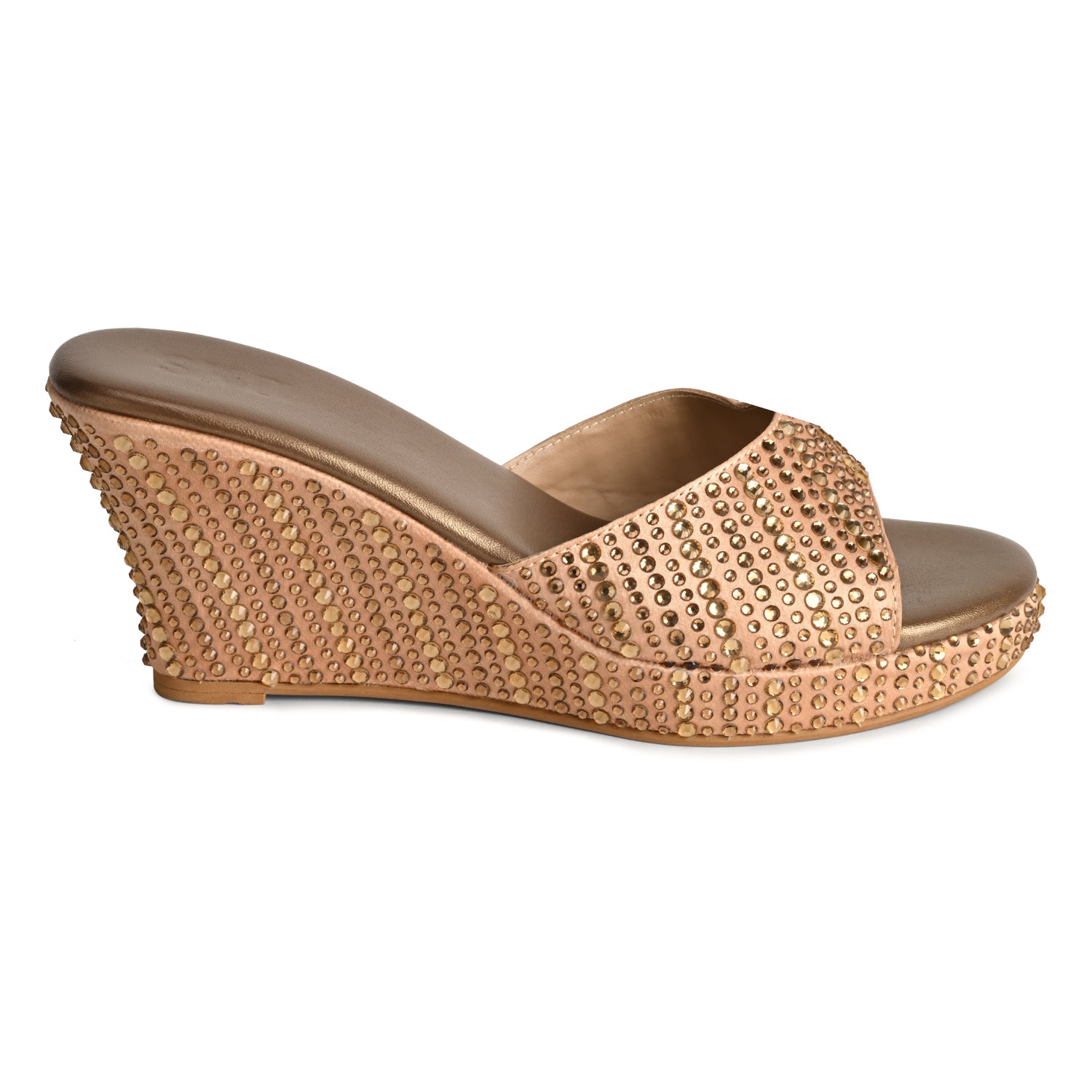 Jasmine Gold Wedges For Women