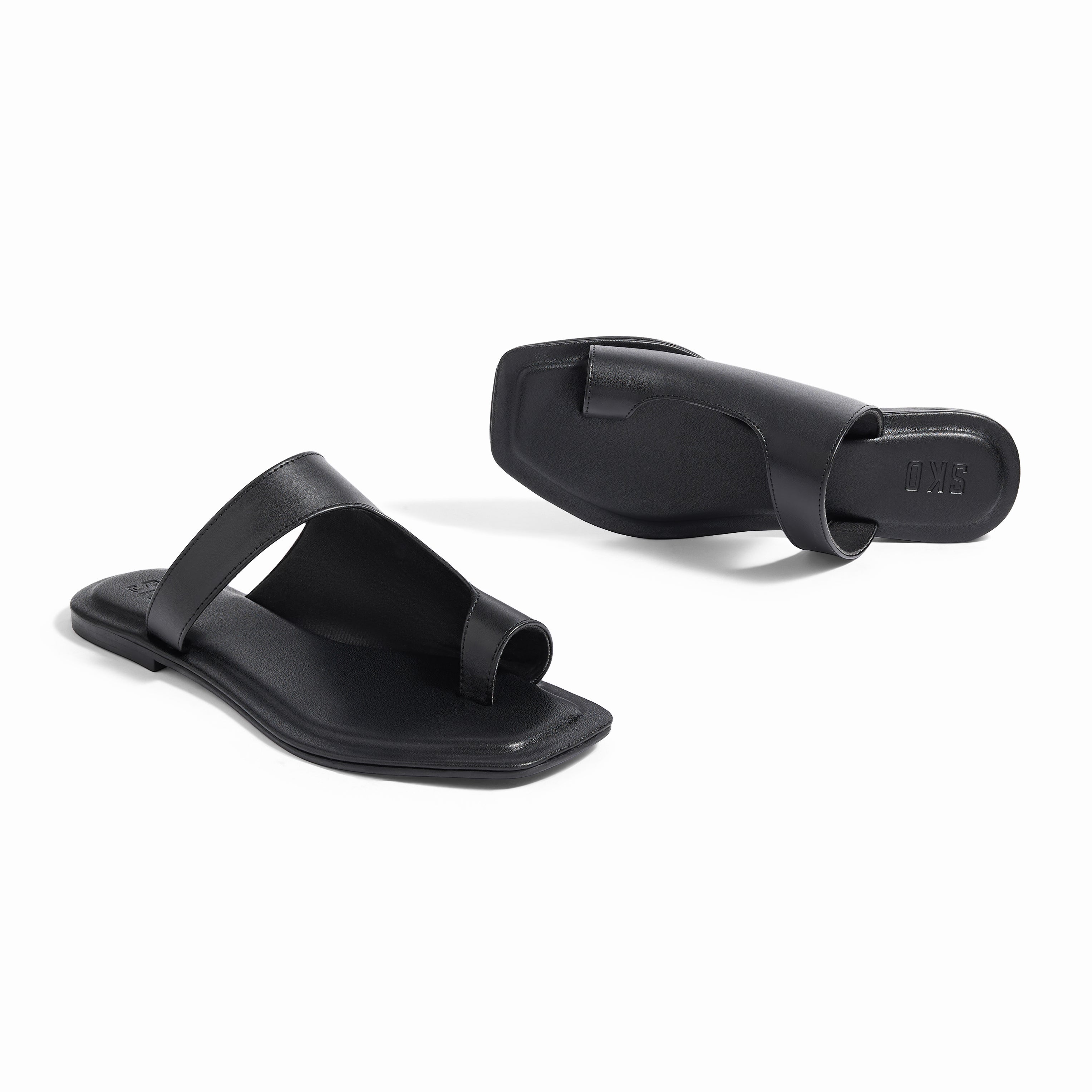 Amalfi Flats in Black
