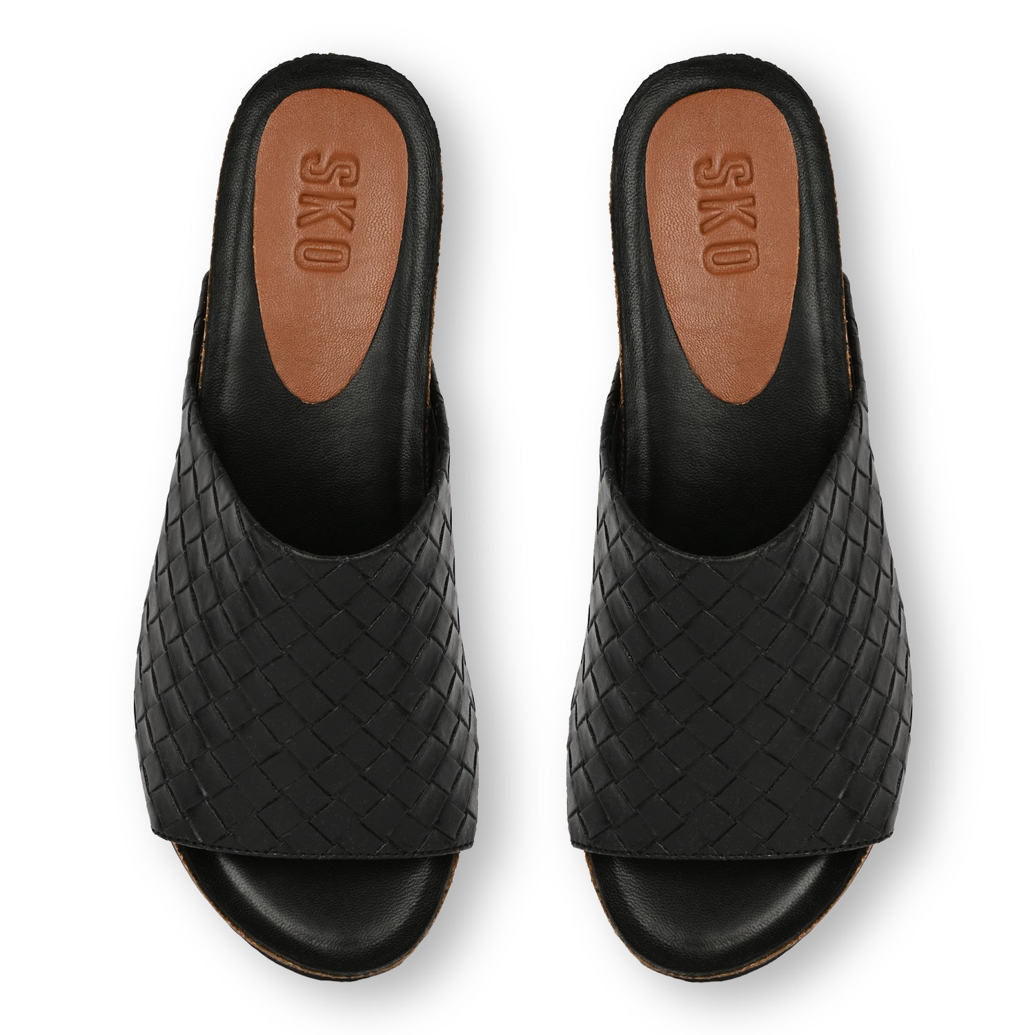 Granada Cork Wedges in Black for Women
