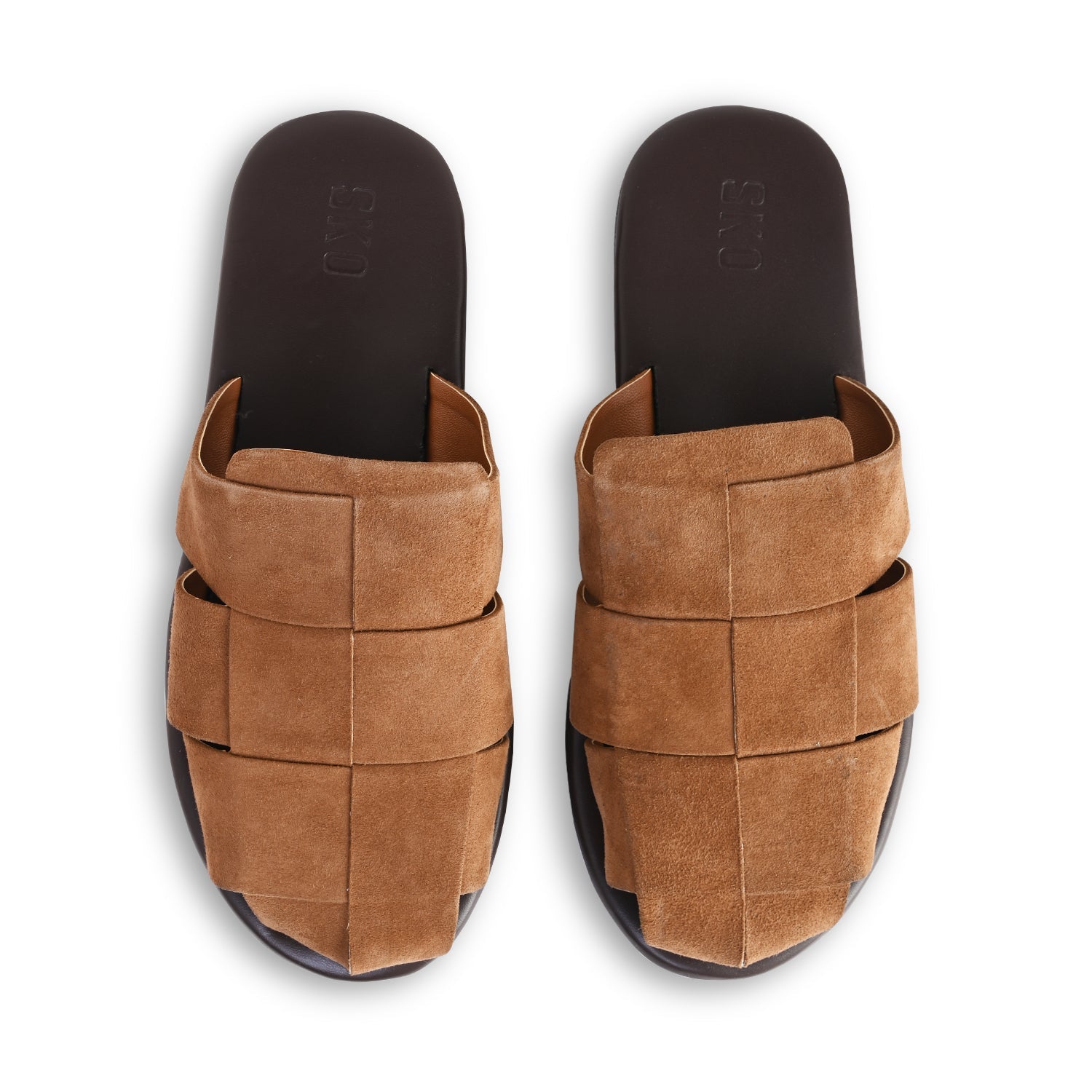 Arta Brown Suede Slippers