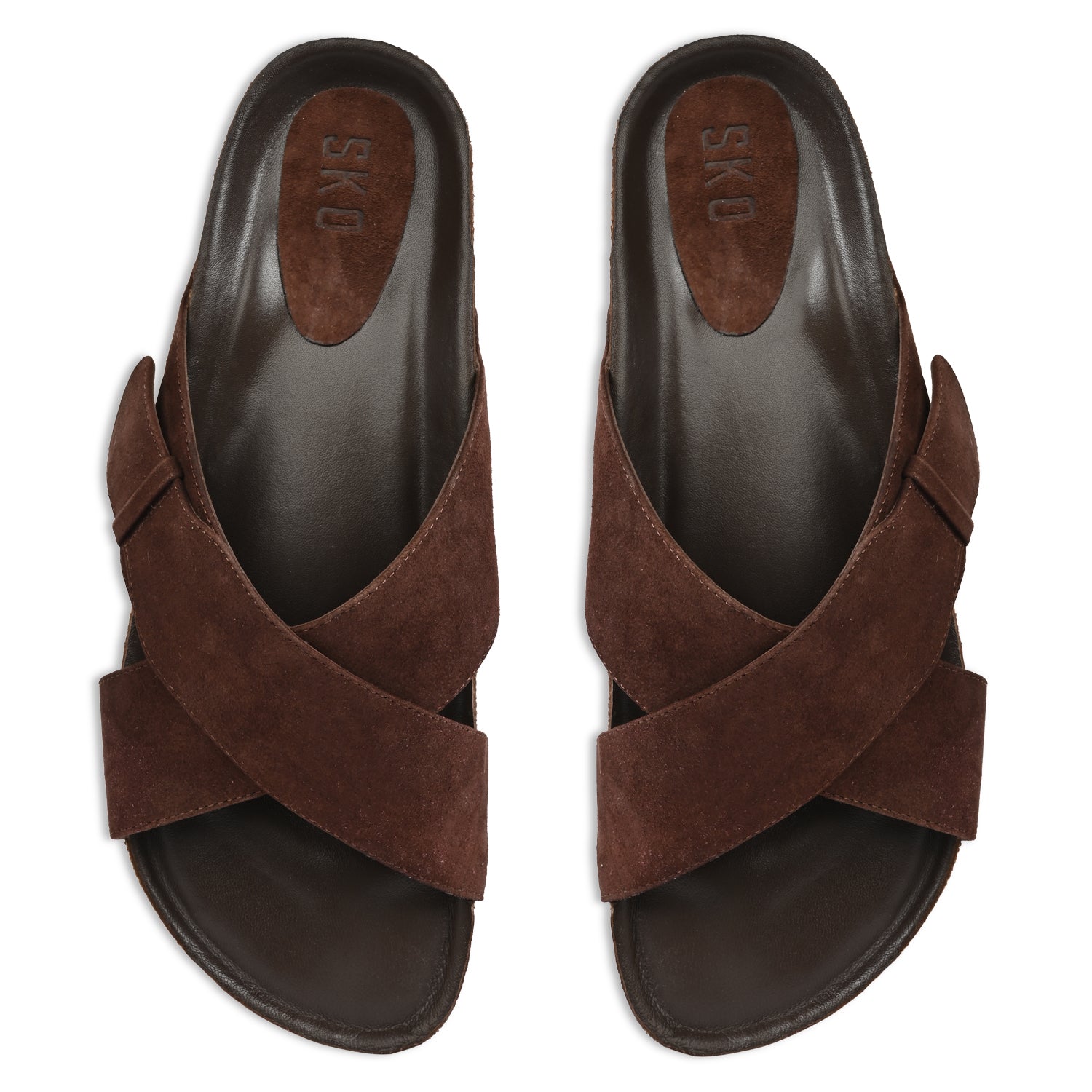 Palma Brown Suede Slippers