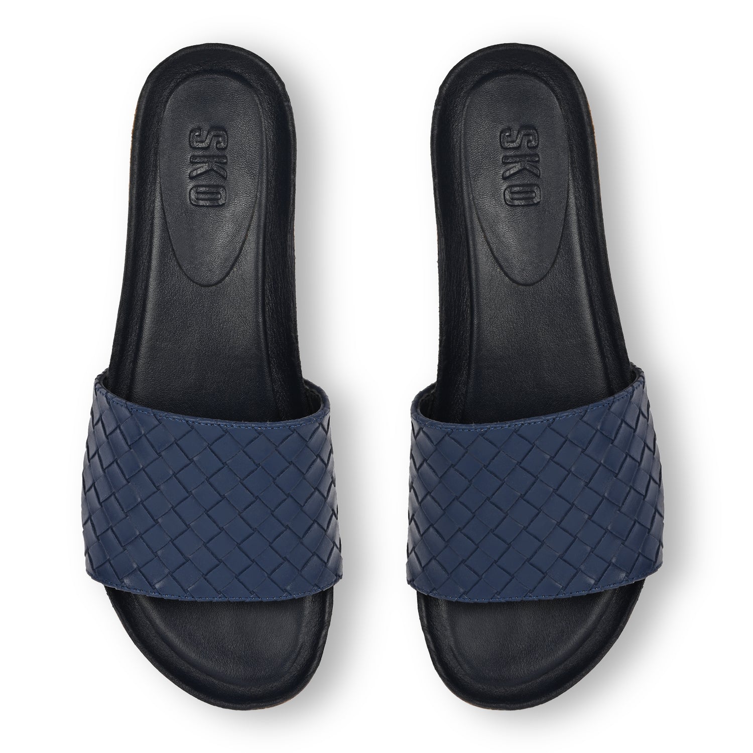 Murcia Cork Wedges in Blue for Women