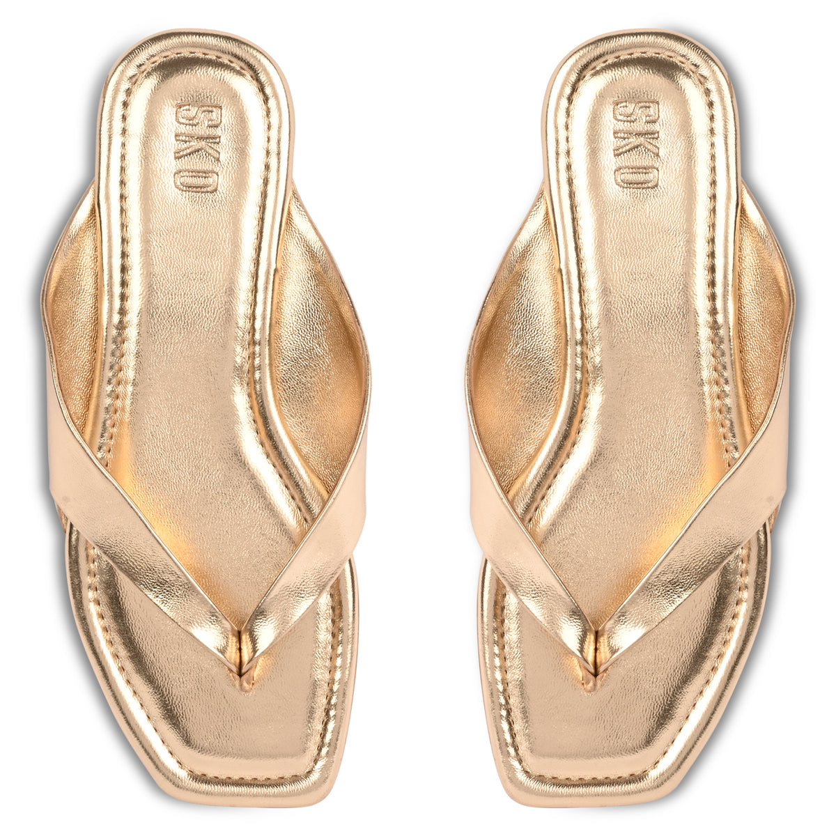 Nelly Gold Flats